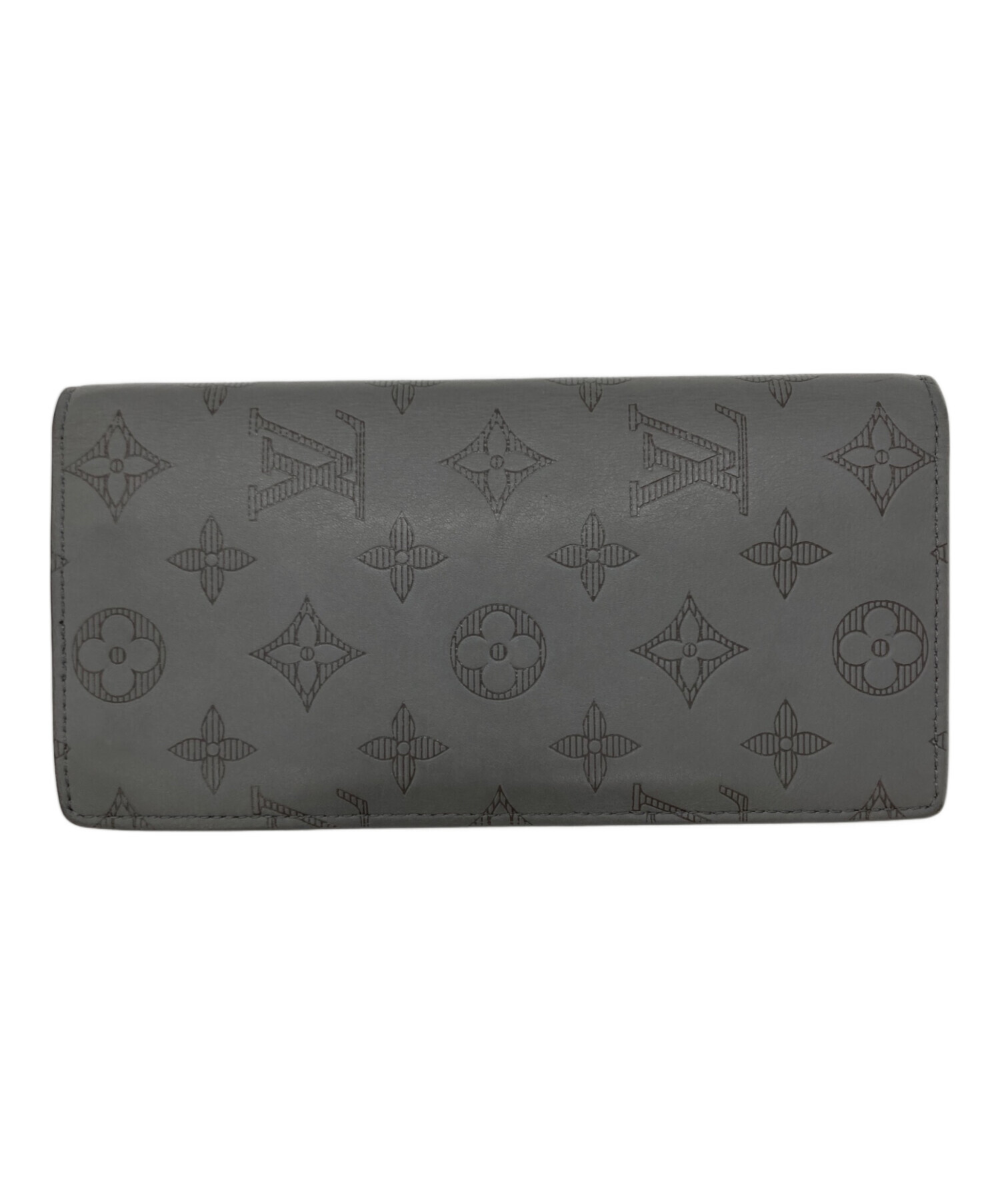 中古・古着通販】LOUIS VUITTON (ルイ ヴィトン) 長財布 グレー 