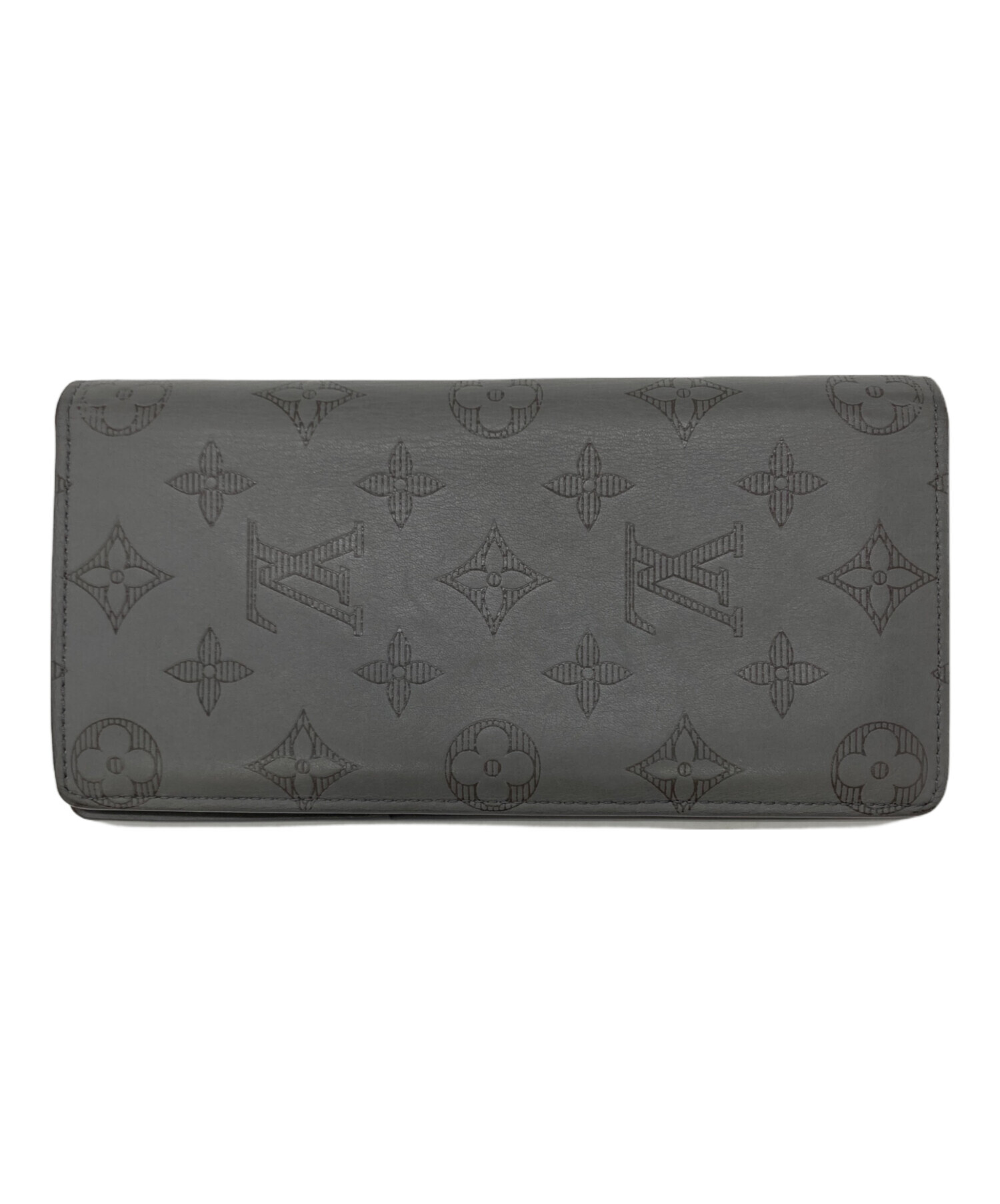 中古・古着通販】LOUIS VUITTON (ルイ ヴィトン) 長財布 グレー 