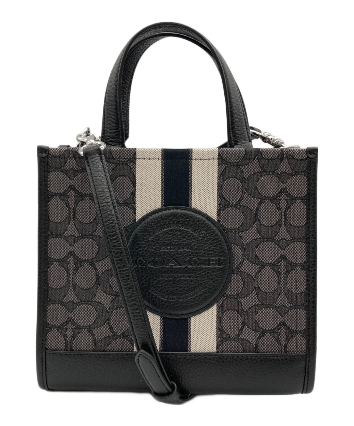 中古・古着通販】COACH (コーチ) デンプシー トート 22 ブラック
