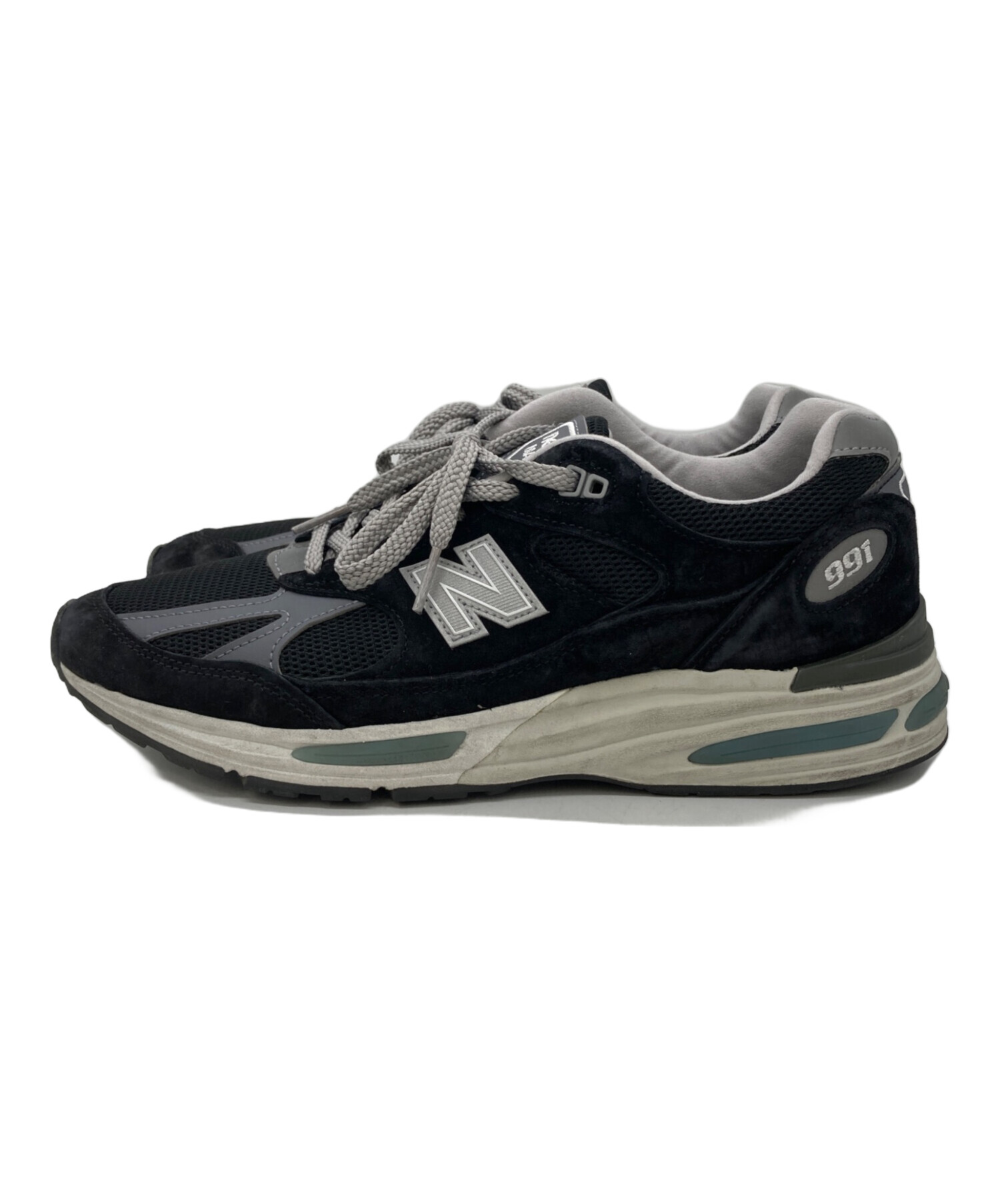 中古・古着通販】NEW BALANCE (ニューバランス) 991v2 ブラック サイズ 