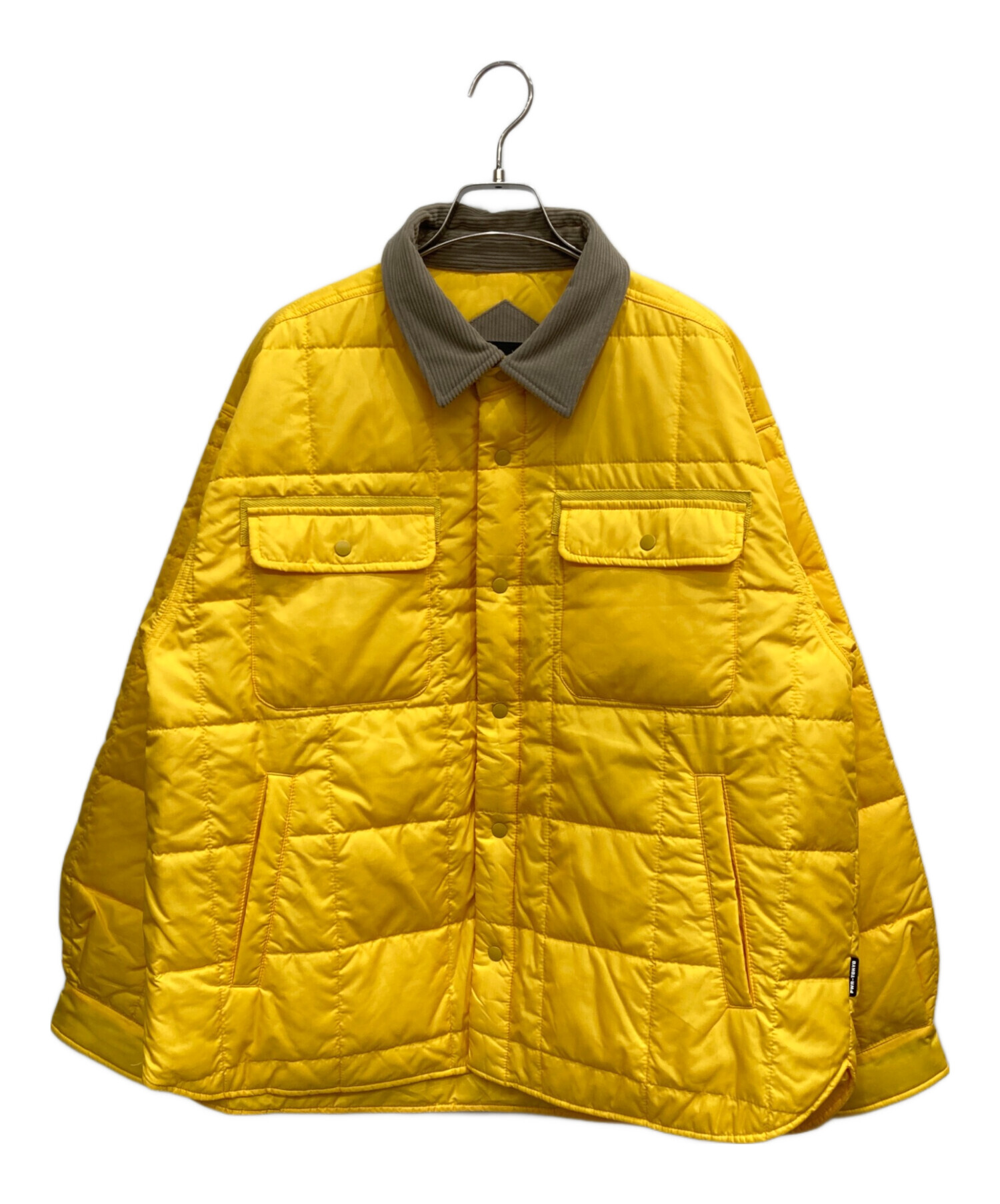 中古・古着通販】PWA (プア) QUILTED PUFFY SHIRT イエロー サイズ:S 
