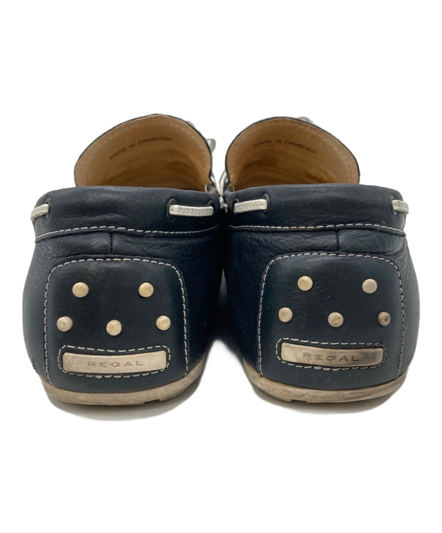中古・古着通販】REGAL (リーガル) デッキシューズ ネイビー