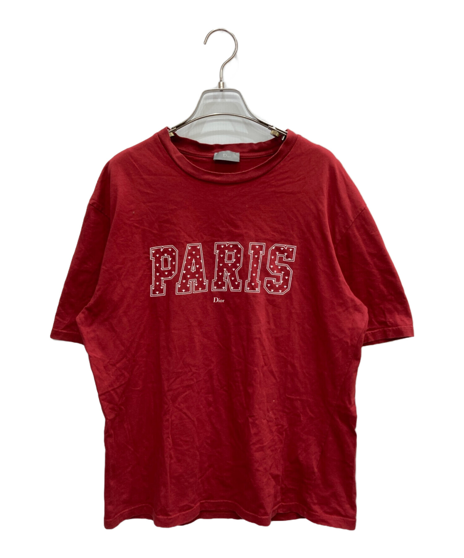 【DIOR HOMME/ディオールオム】Tシャツ 新品-タグ付】Dior HOMME(ディオールオム) Tシャツ Dプリント 黒