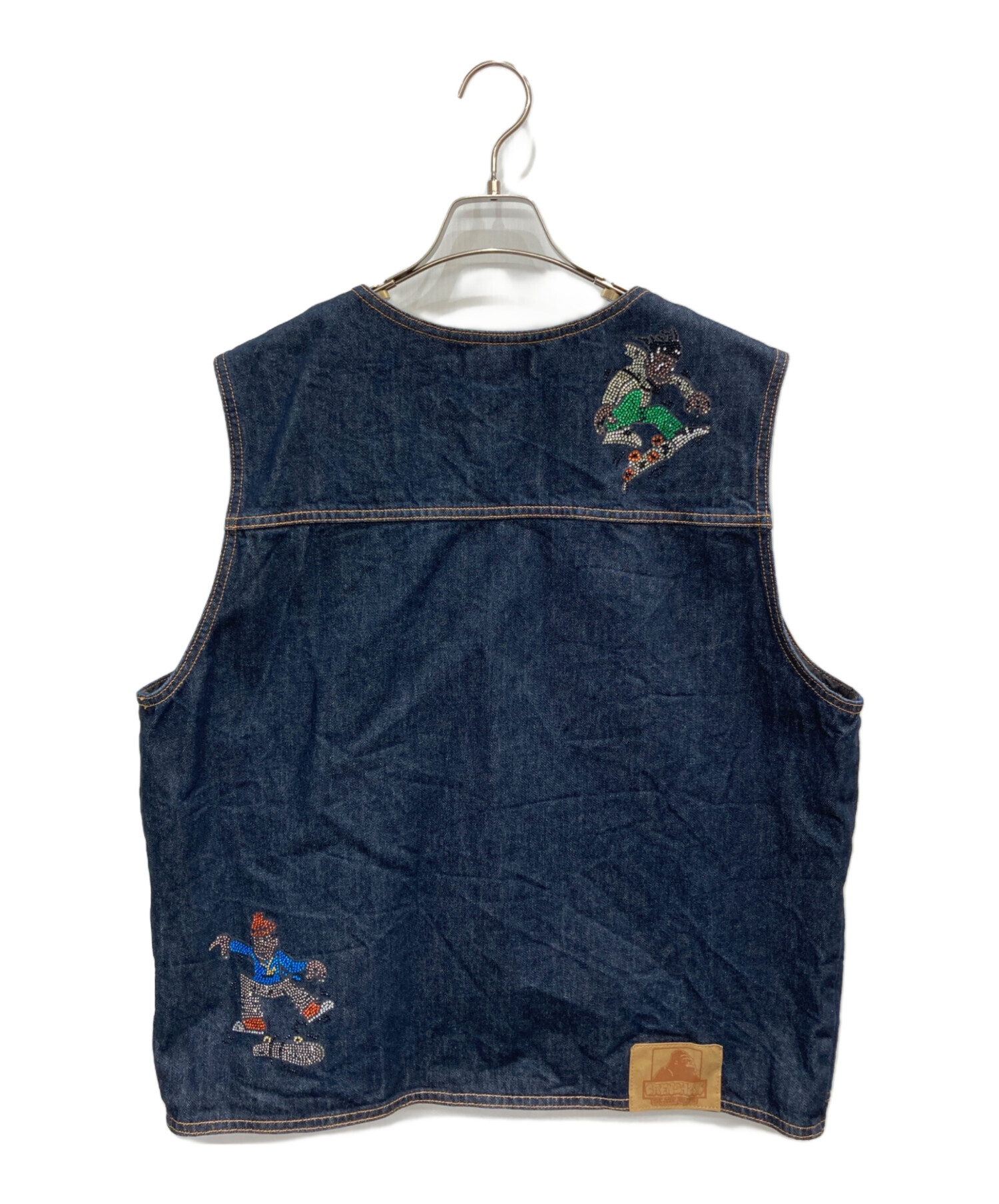 中古・古着通販】X-LARGE (エクストララージ) ラインストーンデニム