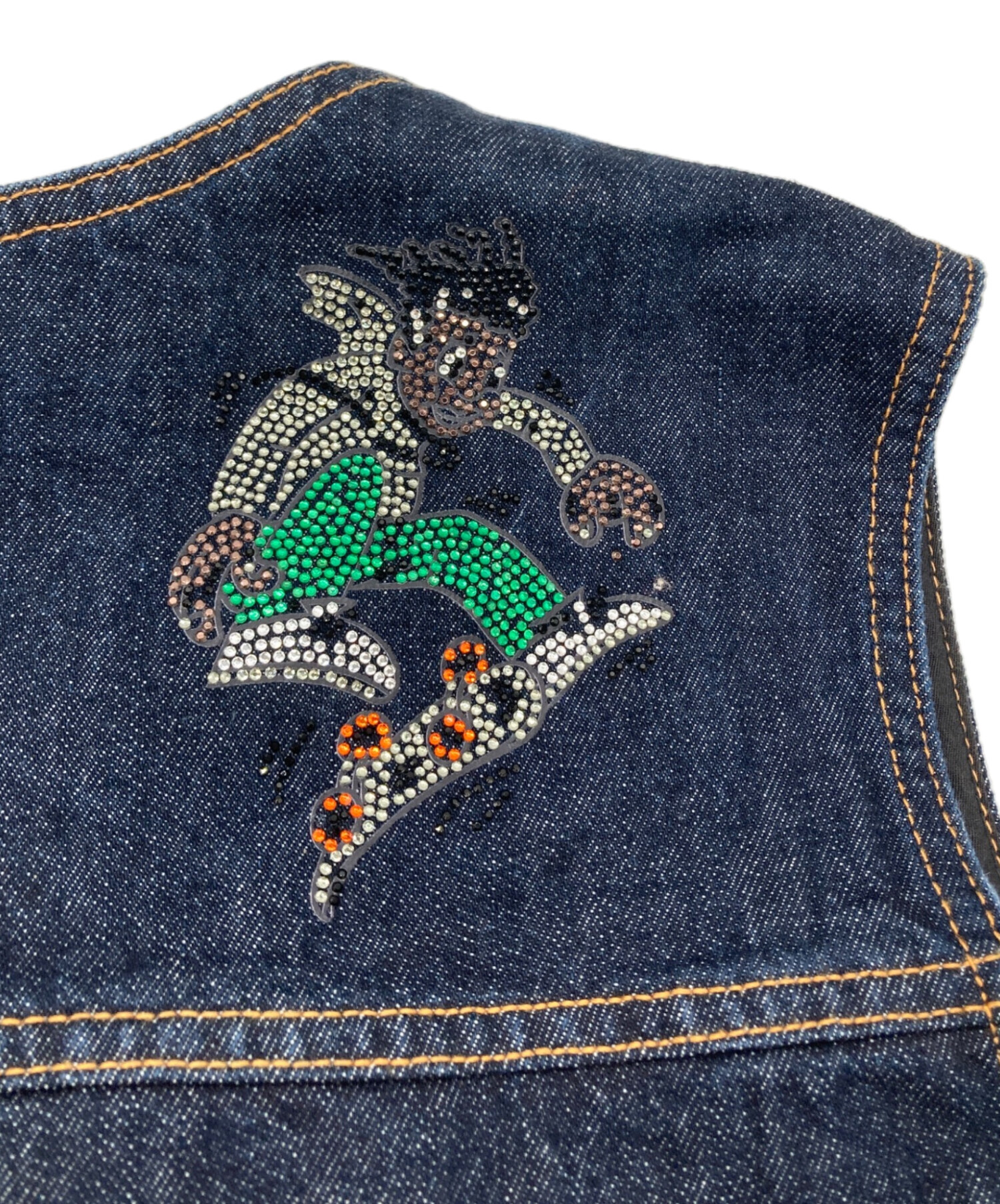 中古・古着通販】X-LARGE (エクストララージ) ラインストーンデニム