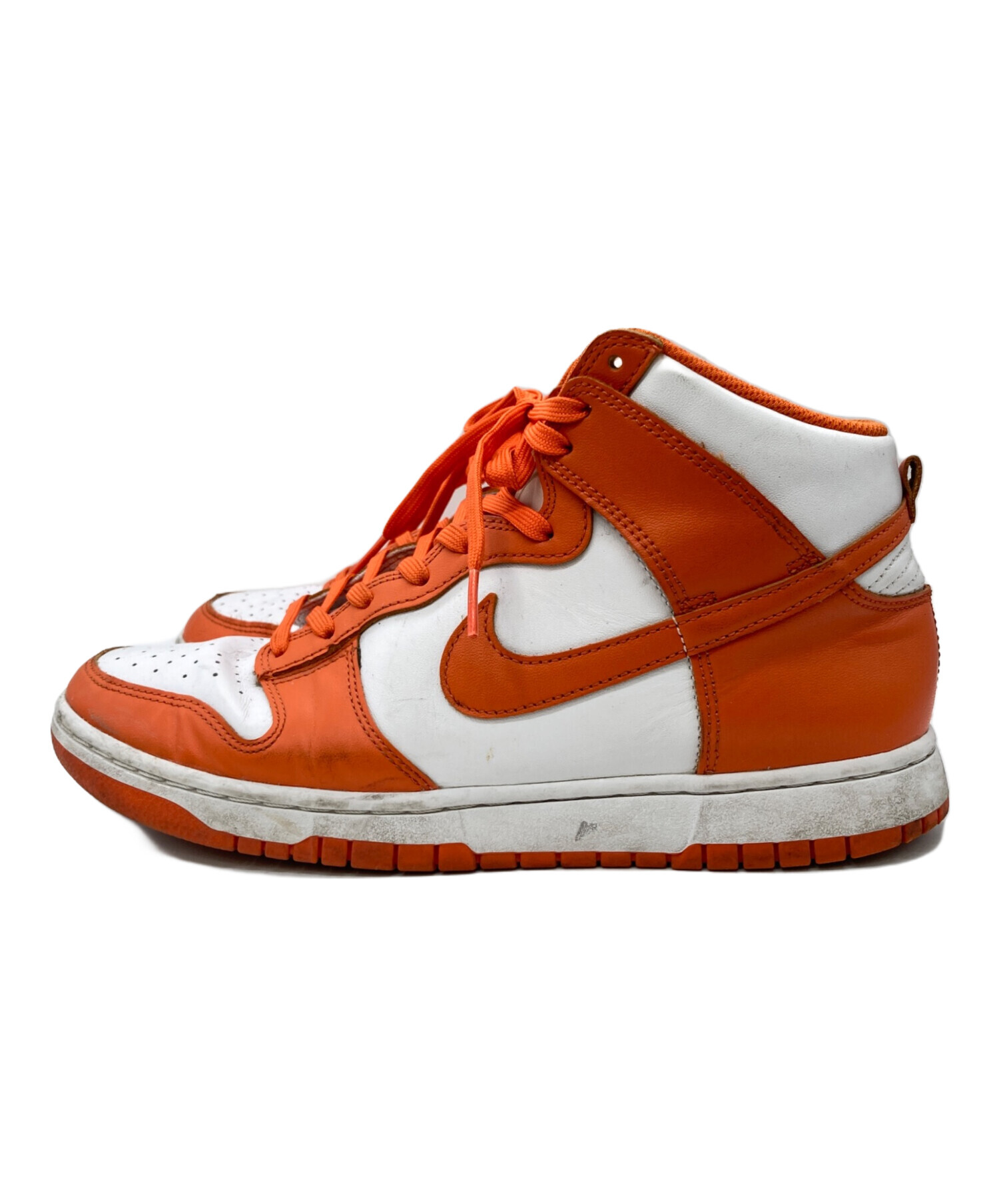 中古・古着通販】NIKE (ナイキ) スニーカー ホワイト×オレンジ サイズ 