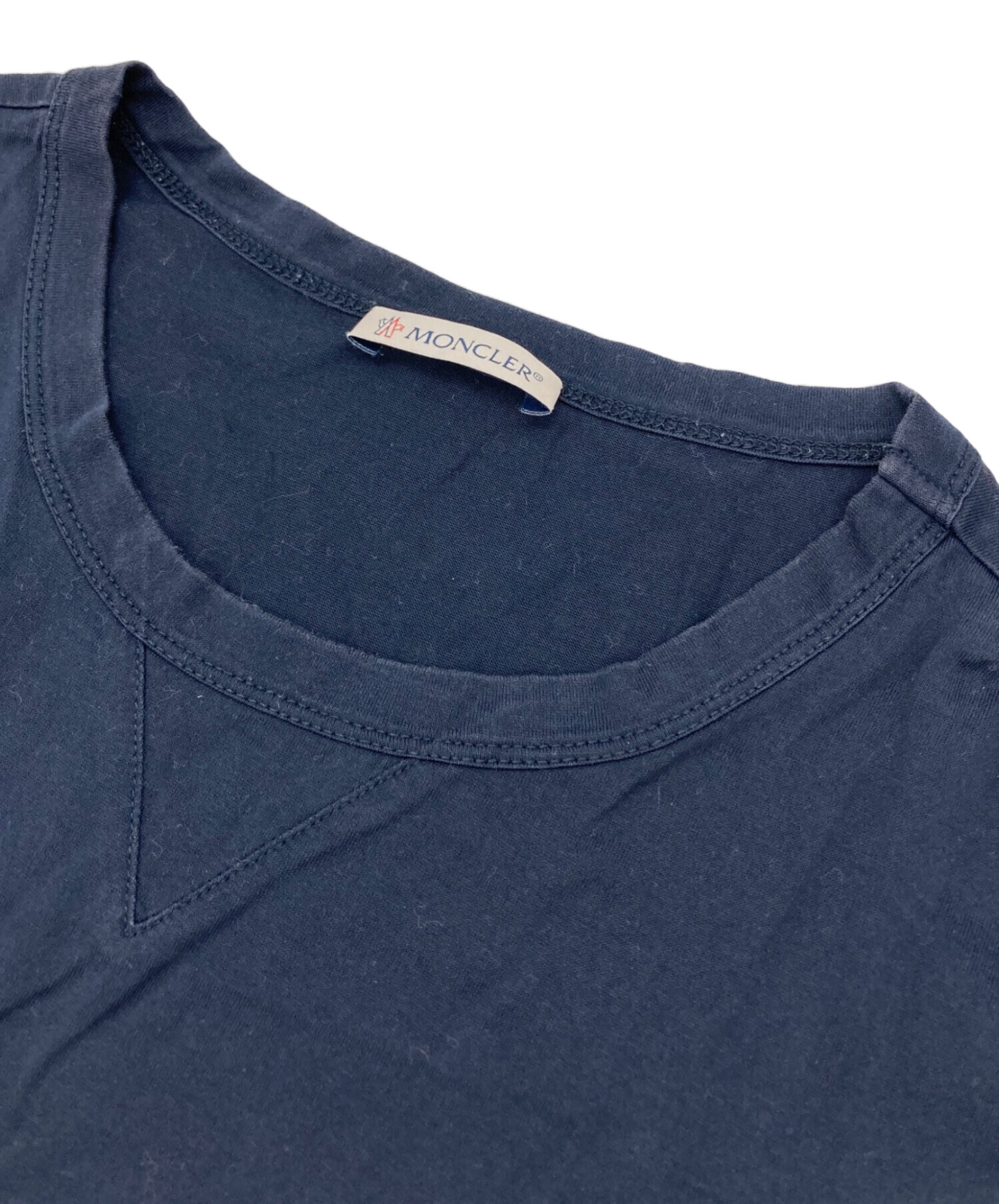 中古・古着通販】MONCLER (モンクレール) ダブルロゴワッペンTシャツ 
