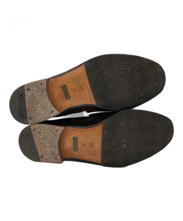 中古・古着通販】GUCCI (グッチ) スエードホースビットローファー