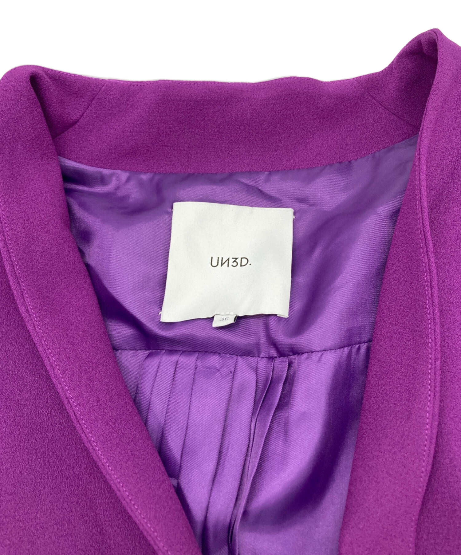 中古・古着通販】UN3D. (アンスリード) BACK PLEATS CT/バックプリーツ 