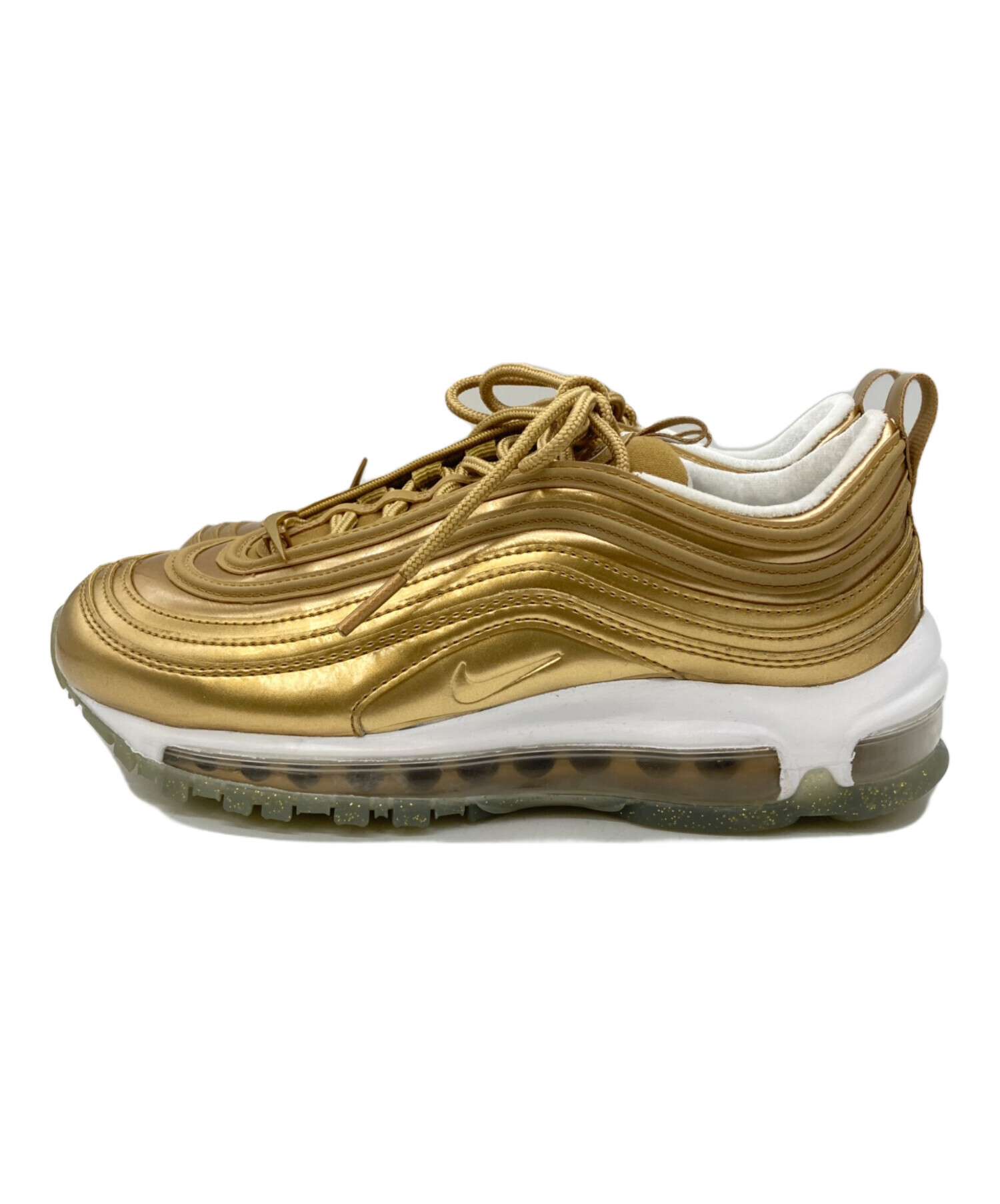 中古・古着通販】NIKE (ナイキ) WMNS AIR MAX 97 LX ゴールド サイズ 