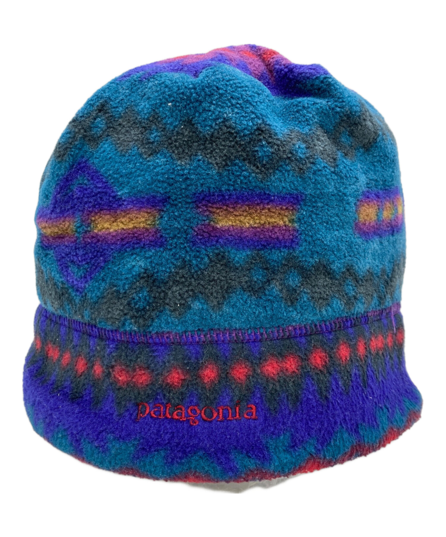 00s 2000年 USA製 パタゴニア フリースキャップ フリース　オーバル Patagonia ダックビル フリースキャップ 2000年USA製 - メルカリ