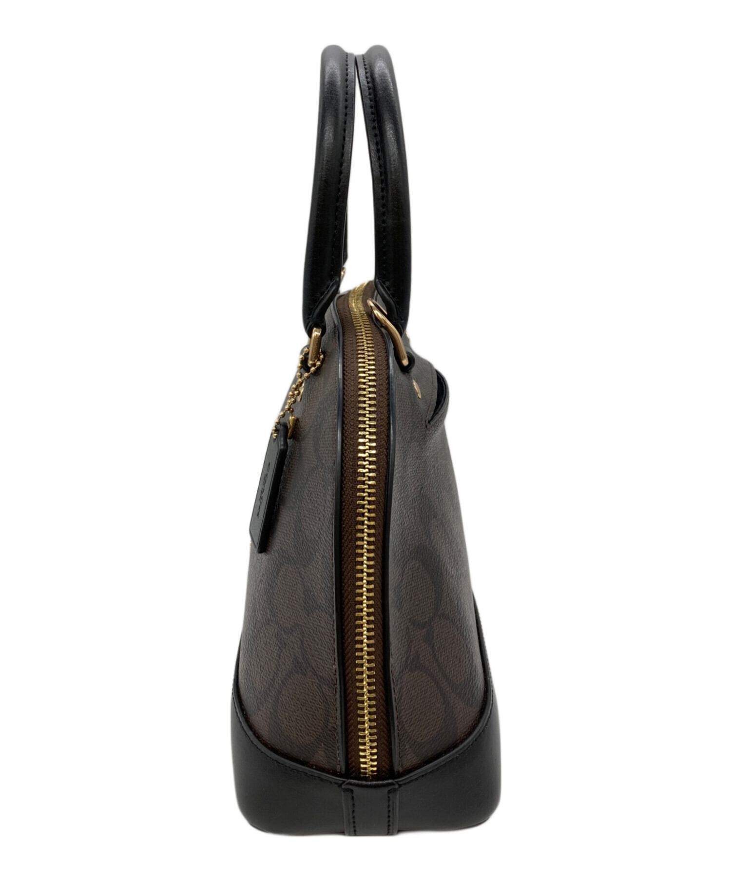 中古・古着通販】COACH (コーチ) ハンドバッグ ブラウン｜ブランド 