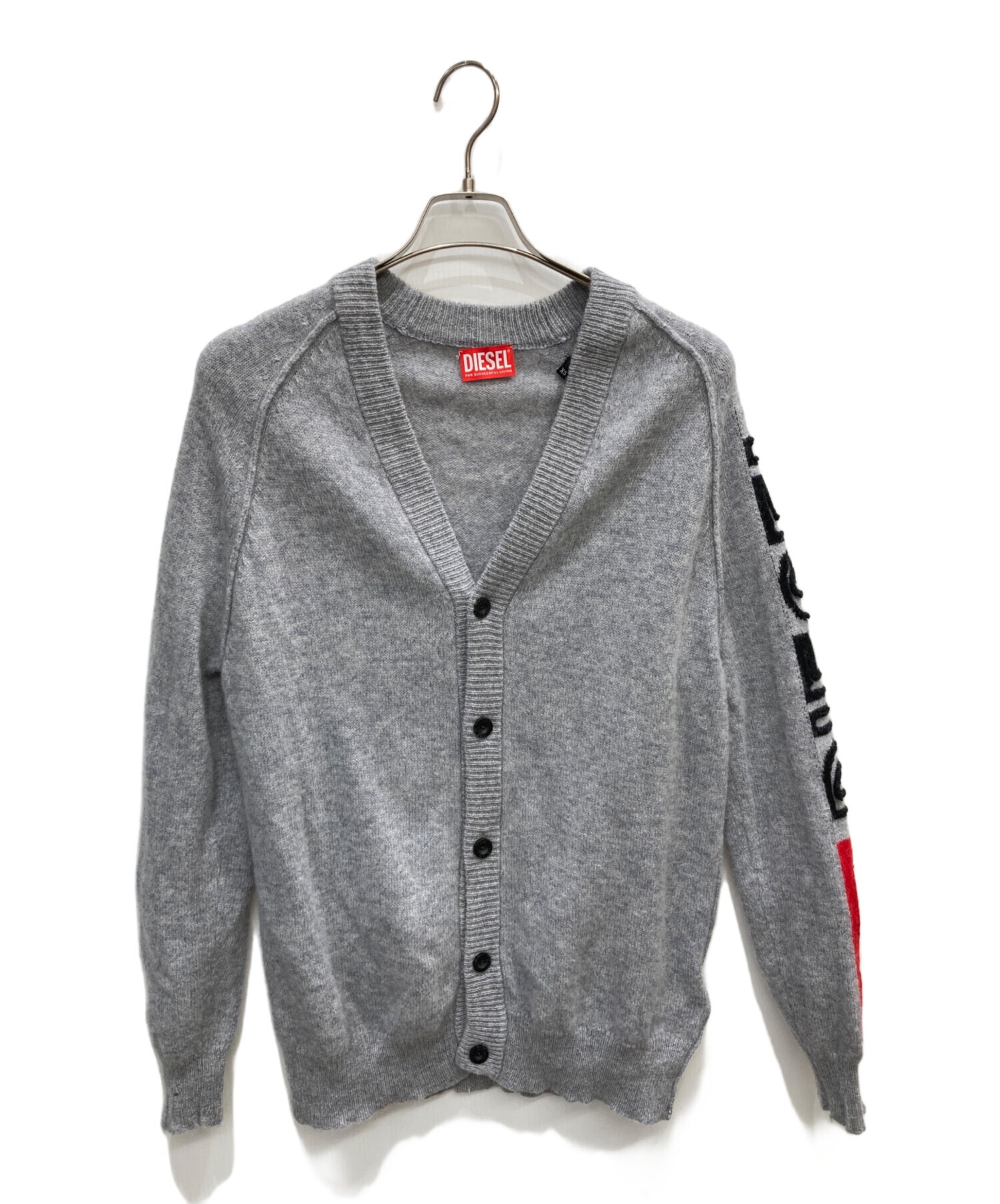 中古・古着通販】DIESEL (ディーゼル) K-SARRI サイドロゴカーディガン