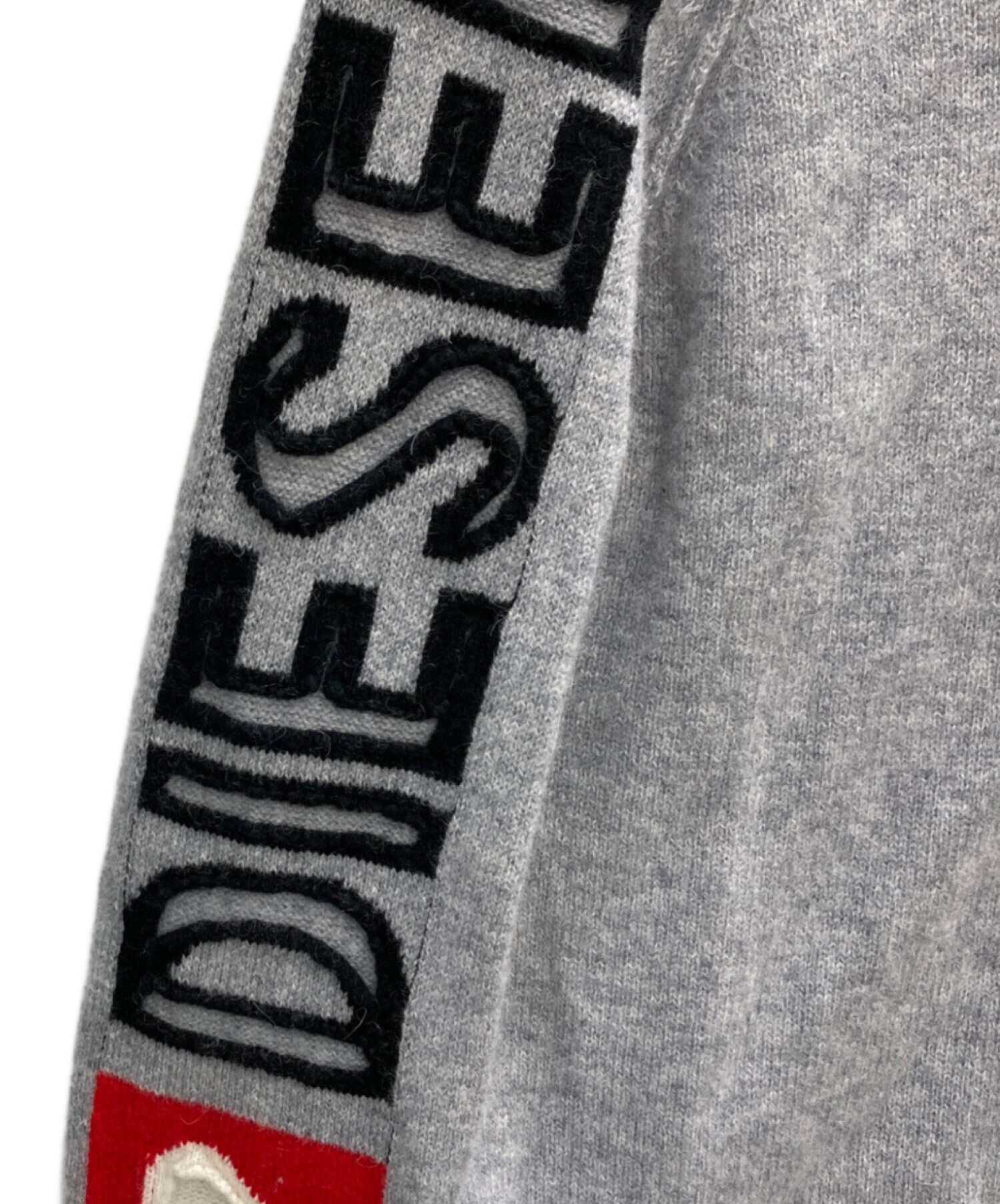 中古・古着通販】DIESEL (ディーゼル) K-SARRI サイドロゴカーディガン