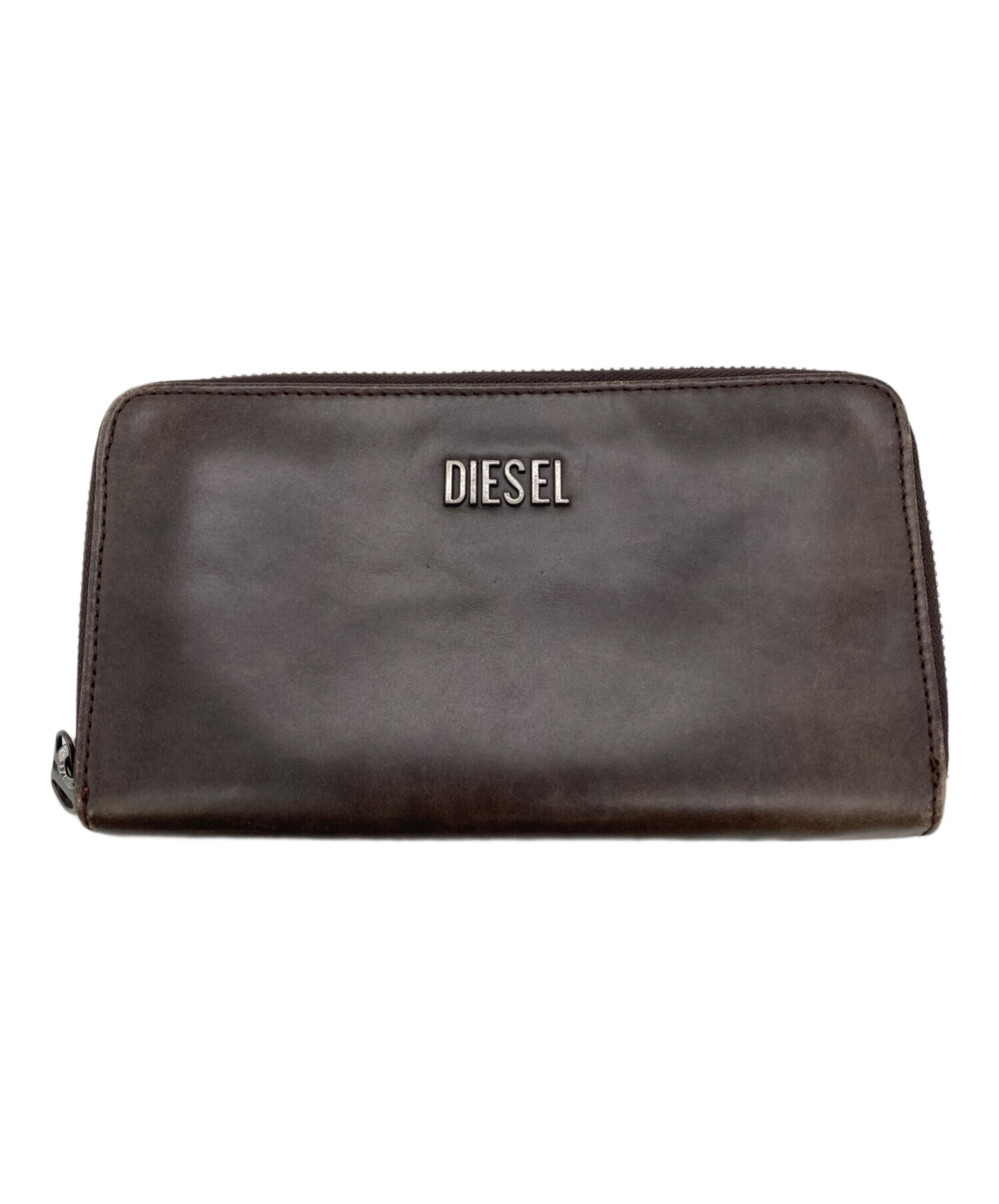 中古・古着通販】DIESEL (ディーゼル) 長財布 ブラウン サイズ:表記 