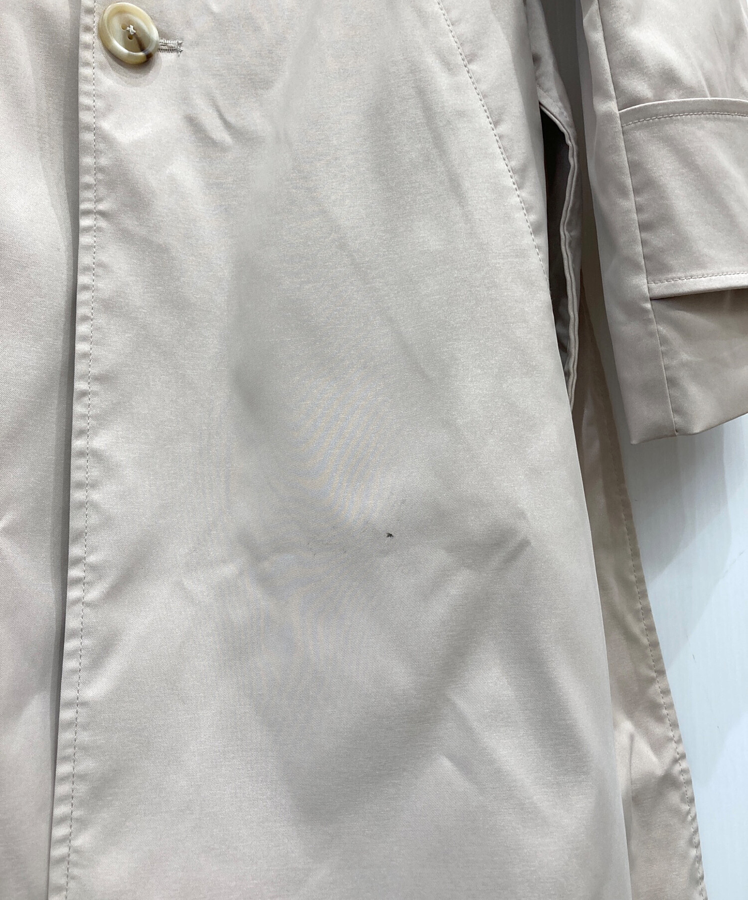 【新品未使用】ミエリインヴァリアント ステンカラータックコート　トレンチコート 中古・古着通販】MIELI INVARIANT (ミエリインヴァリアント) トレンチ