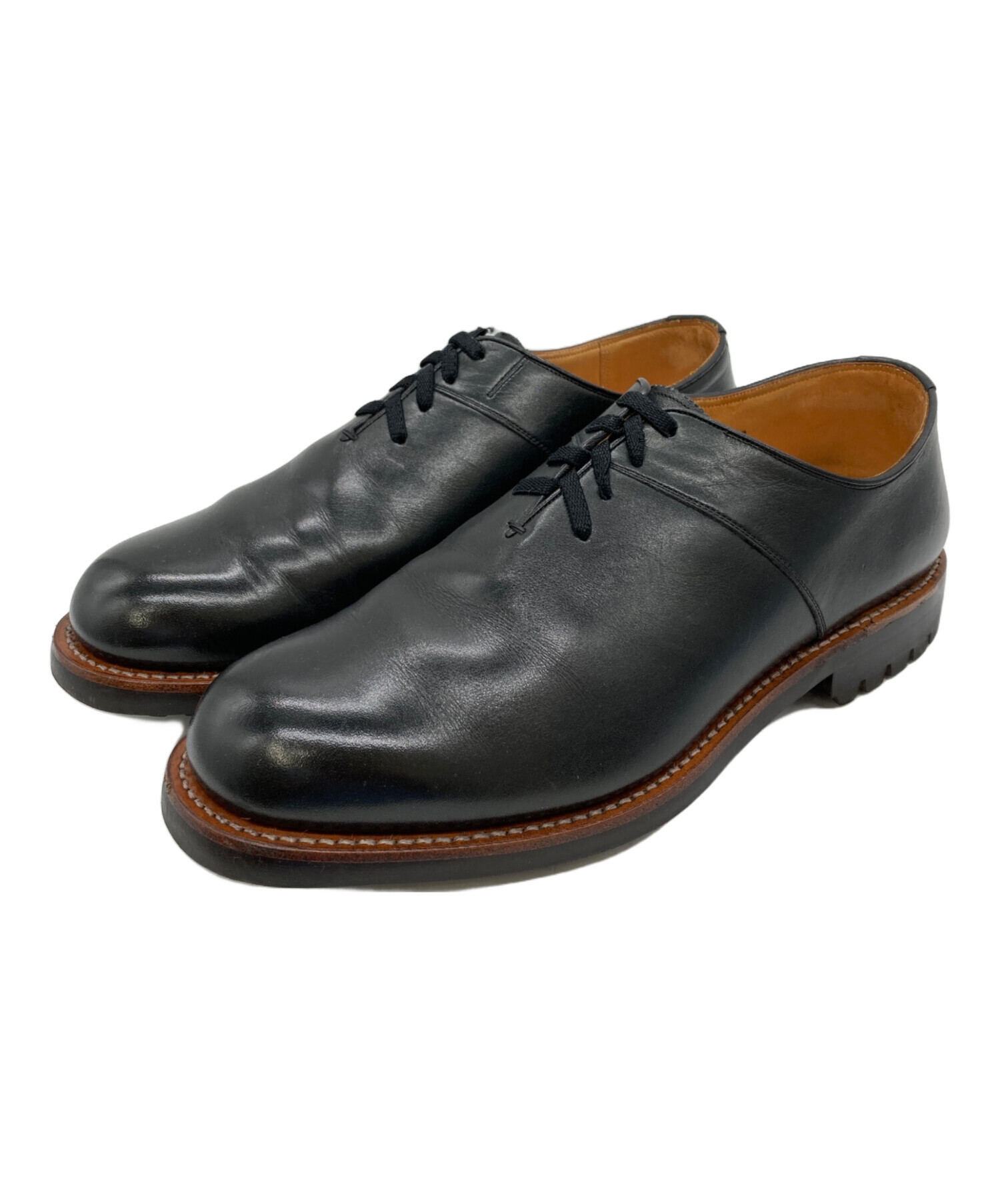 SCOTH GRAINブラックビジネスシューズ 26cm 中古・古着通販】SCOTCH GRAIN (スコッチグレイン) レザーシューズ