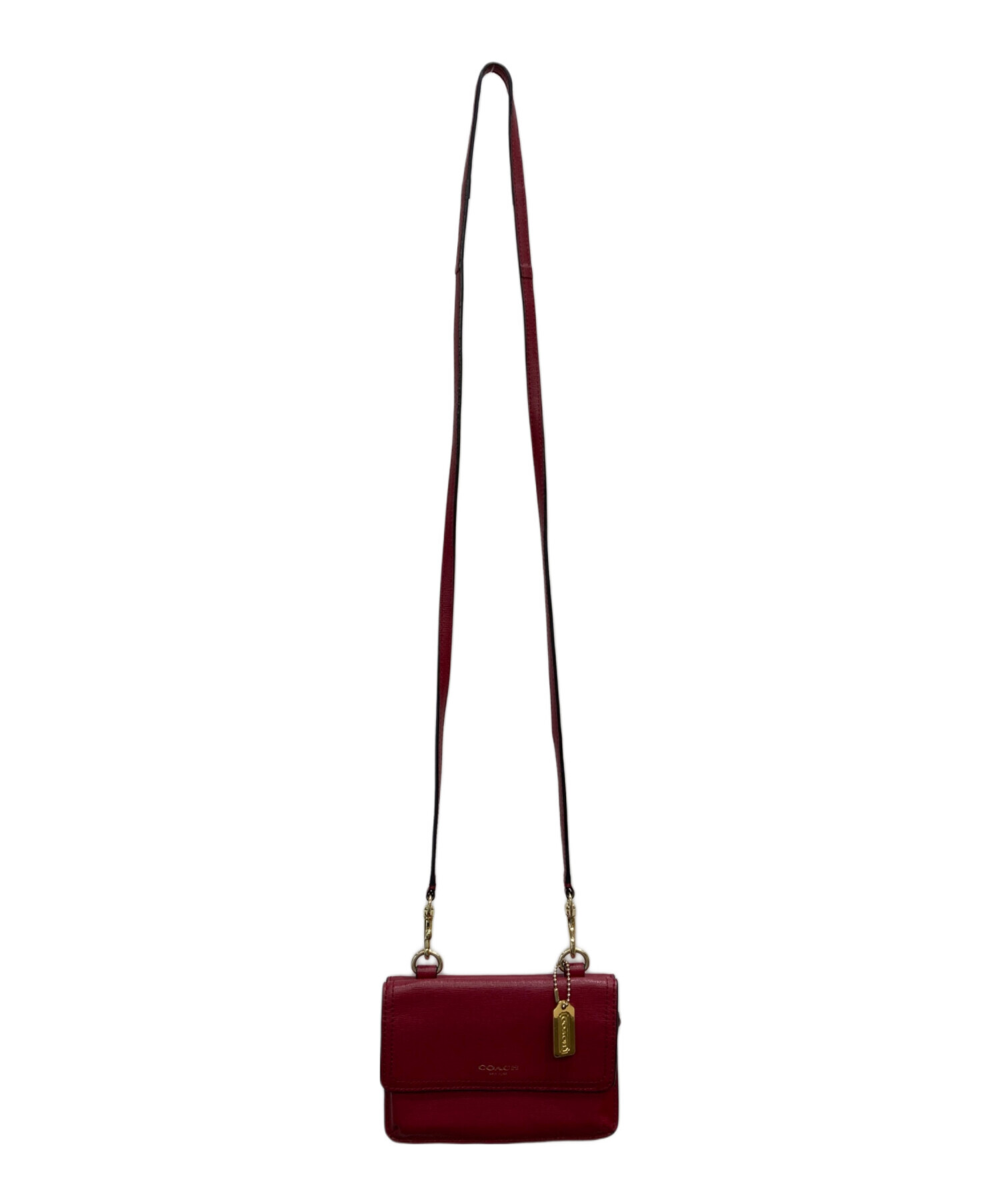 中古・古着通販】COACH (コーチ) ミニウォレットショルダーバッグ 