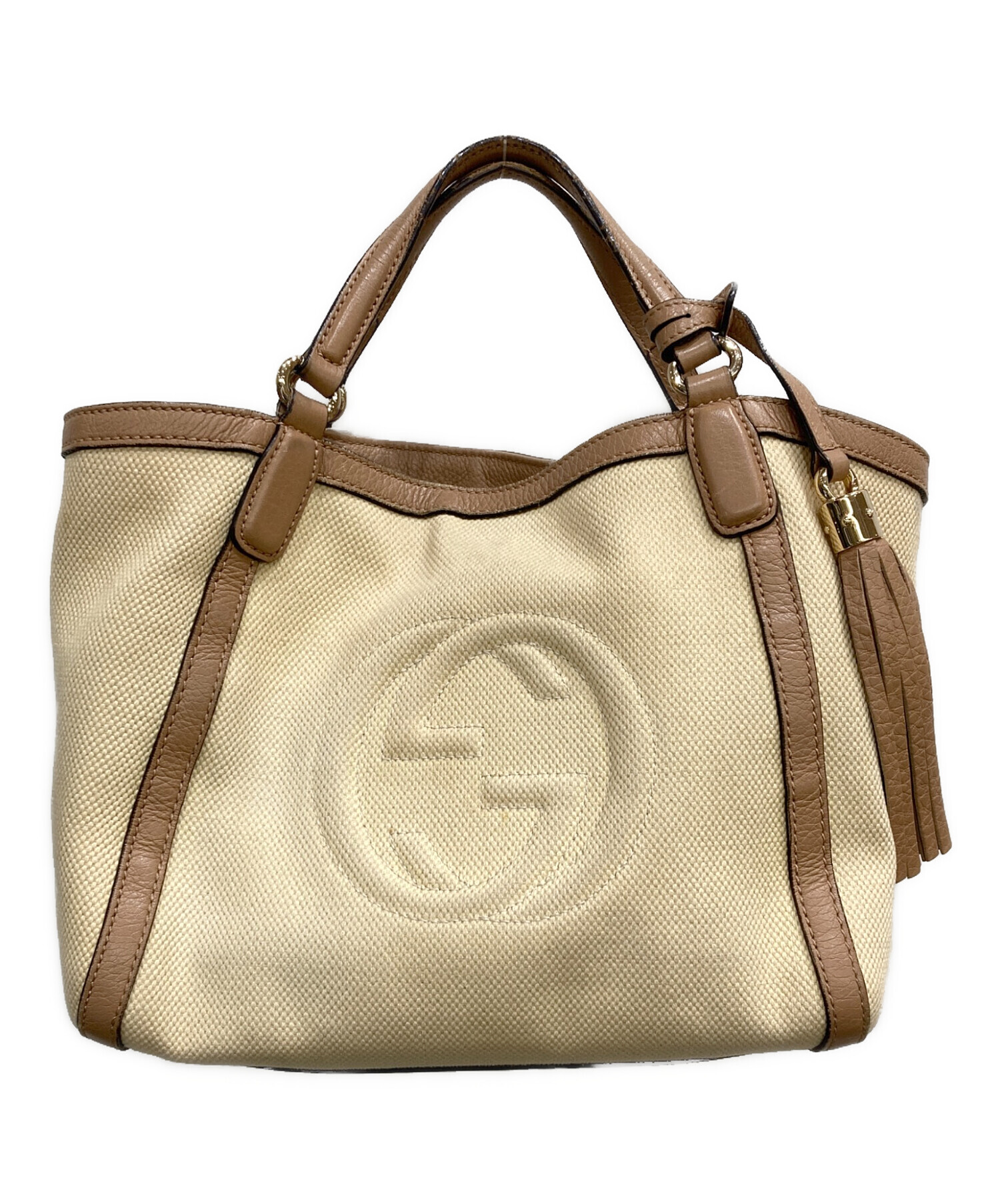 中古・古着通販】GUCCI (グッチ) ソーホー2WAYキャンバス×レザー 