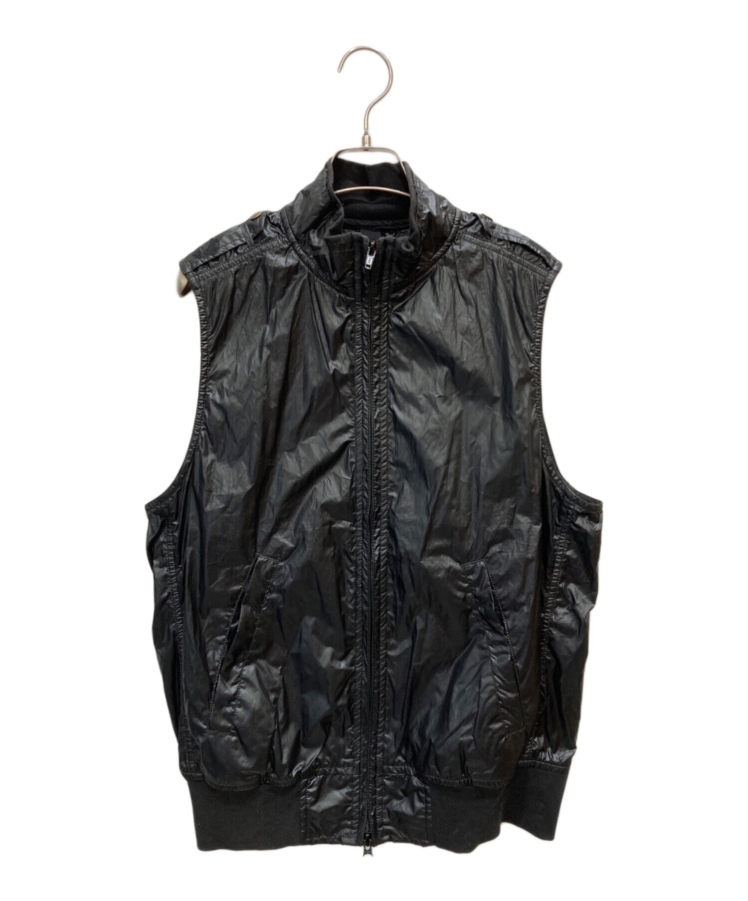 中古・古着通販】DIESEL (ディーゼル) ベスト ブラック サイズ:L 