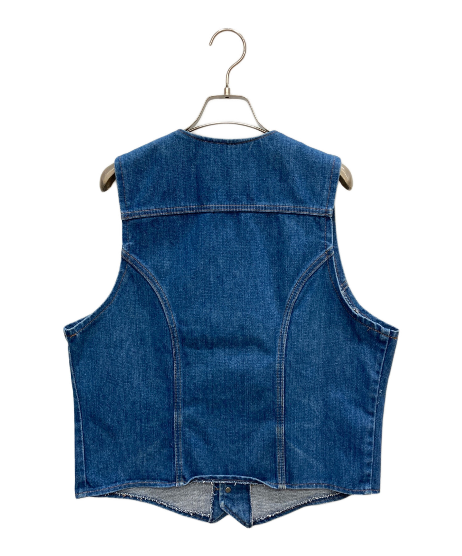 中古・古着通販】Wrangler (ラングラー) デニムベスト インディゴ 