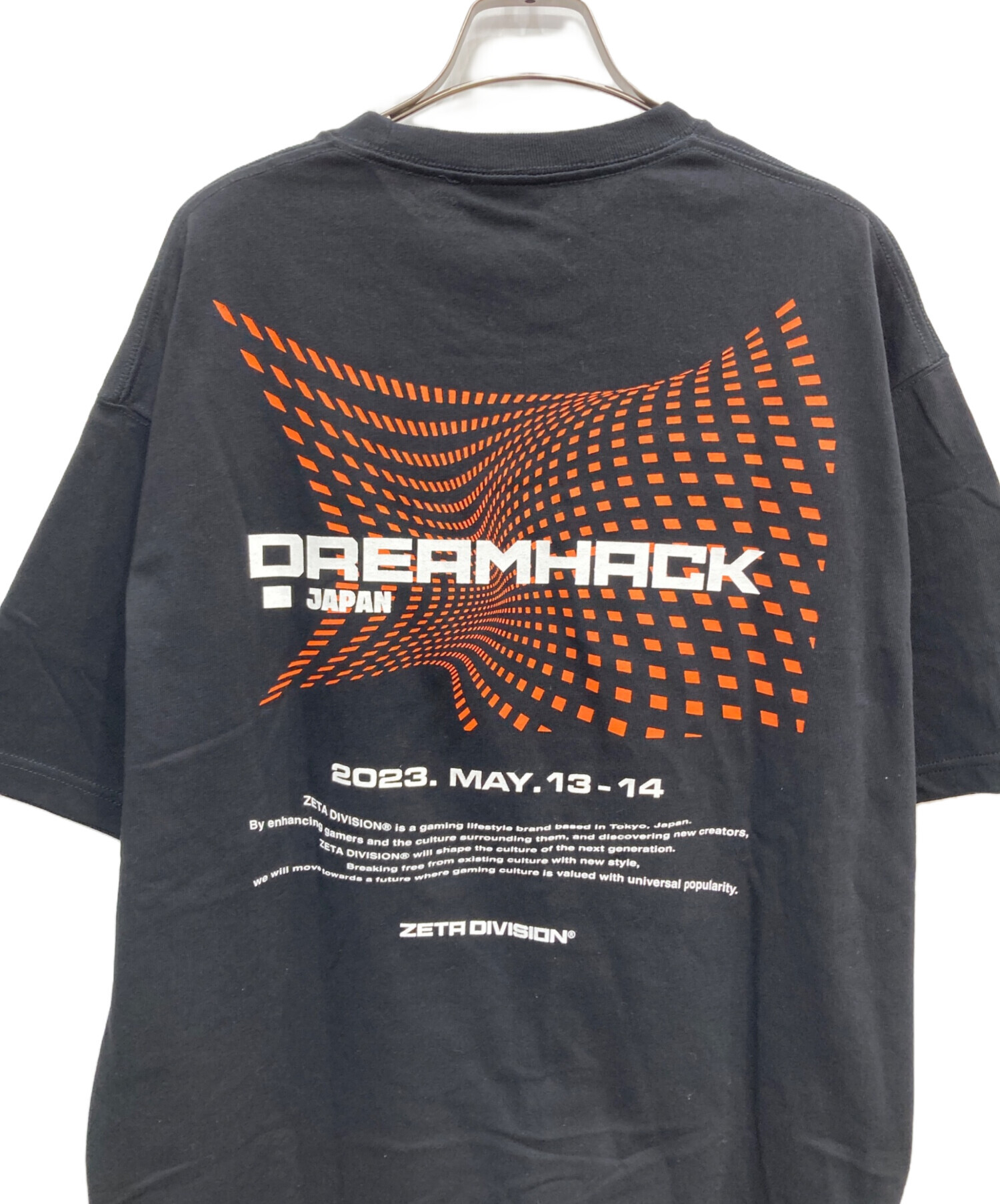 未使用 ZETA DIVISION ゼータ ディビジョン Z/D WAPPEN TEE Tシャツ M コットン100％ 半袖 eスポーツ カットソー AM8303A65 ZETASTORE_22SS009WHT_01_55fab5