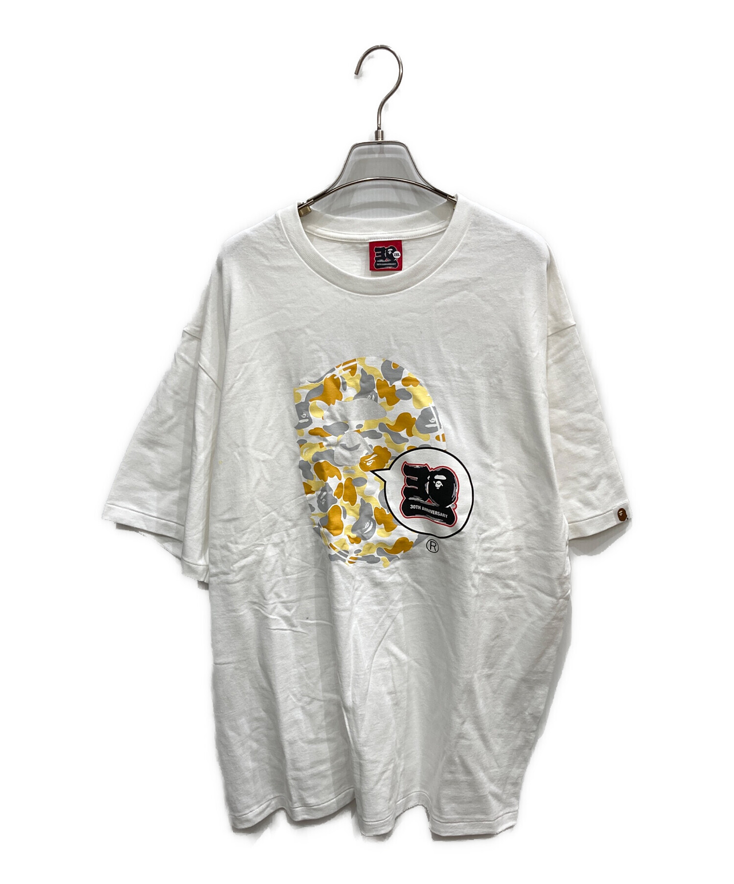 A BATHING APE Tシャツ ホワイト 中古・古着通販】A BATHING APE (ア ベイシング エイプ) 30周年記念