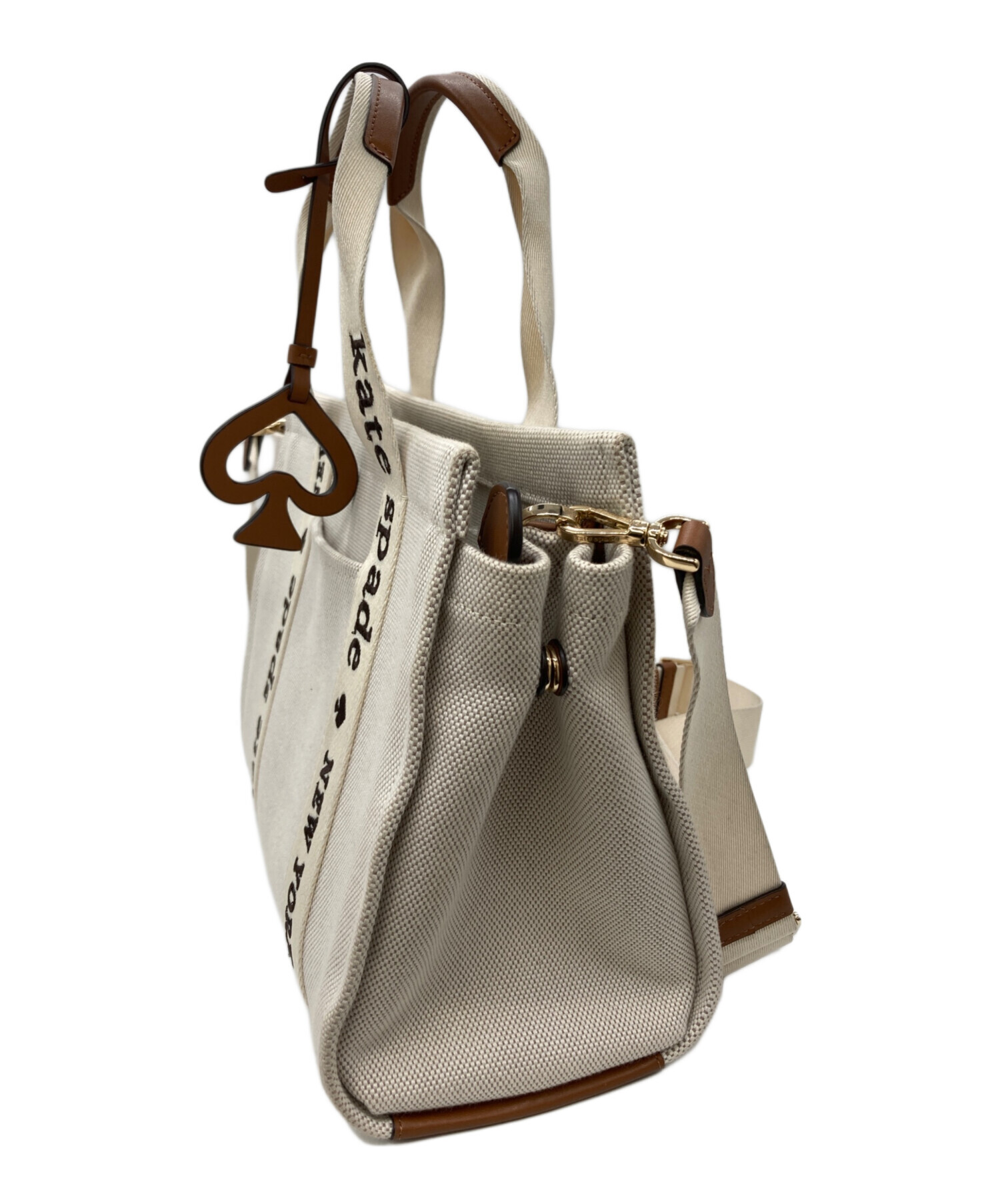 kate spade ケイトスペード プレンティ キャンバストート アイボリー