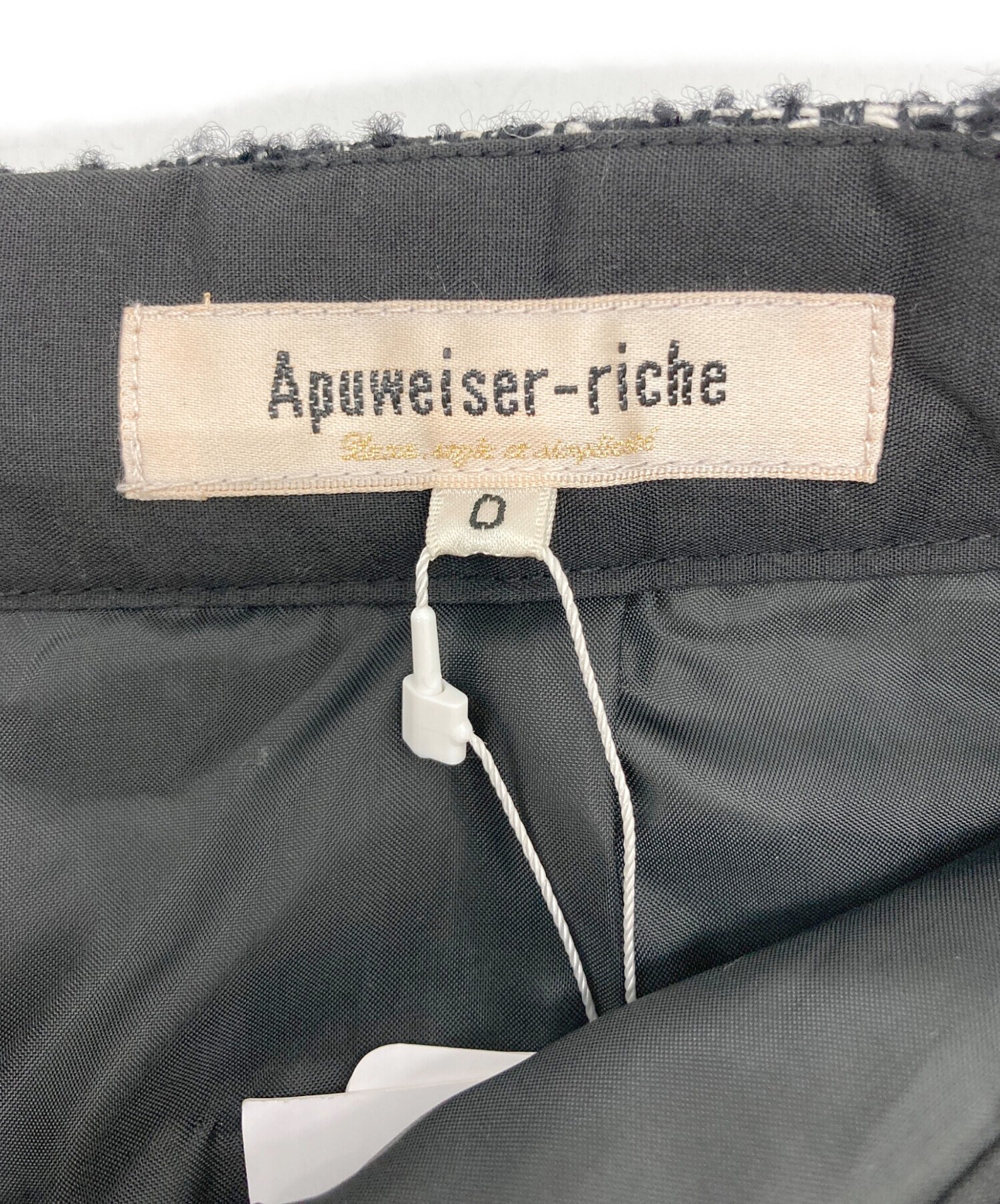 中古・古着通販】Apuweiser-riche (アプワイザーリッシェ) ツイード