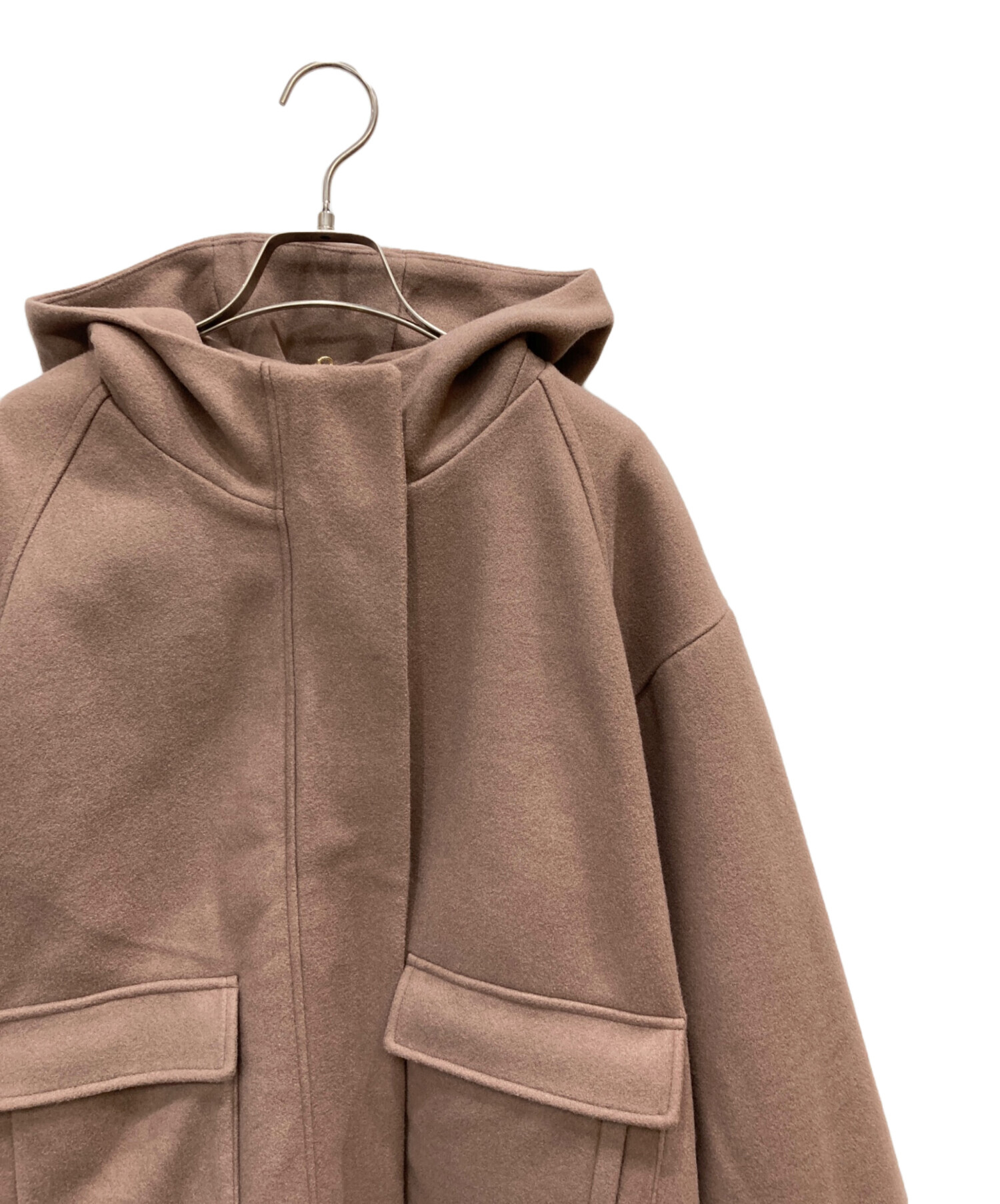 コラージュガリャルダガランテ ウールライクメルトンフードブルゾン