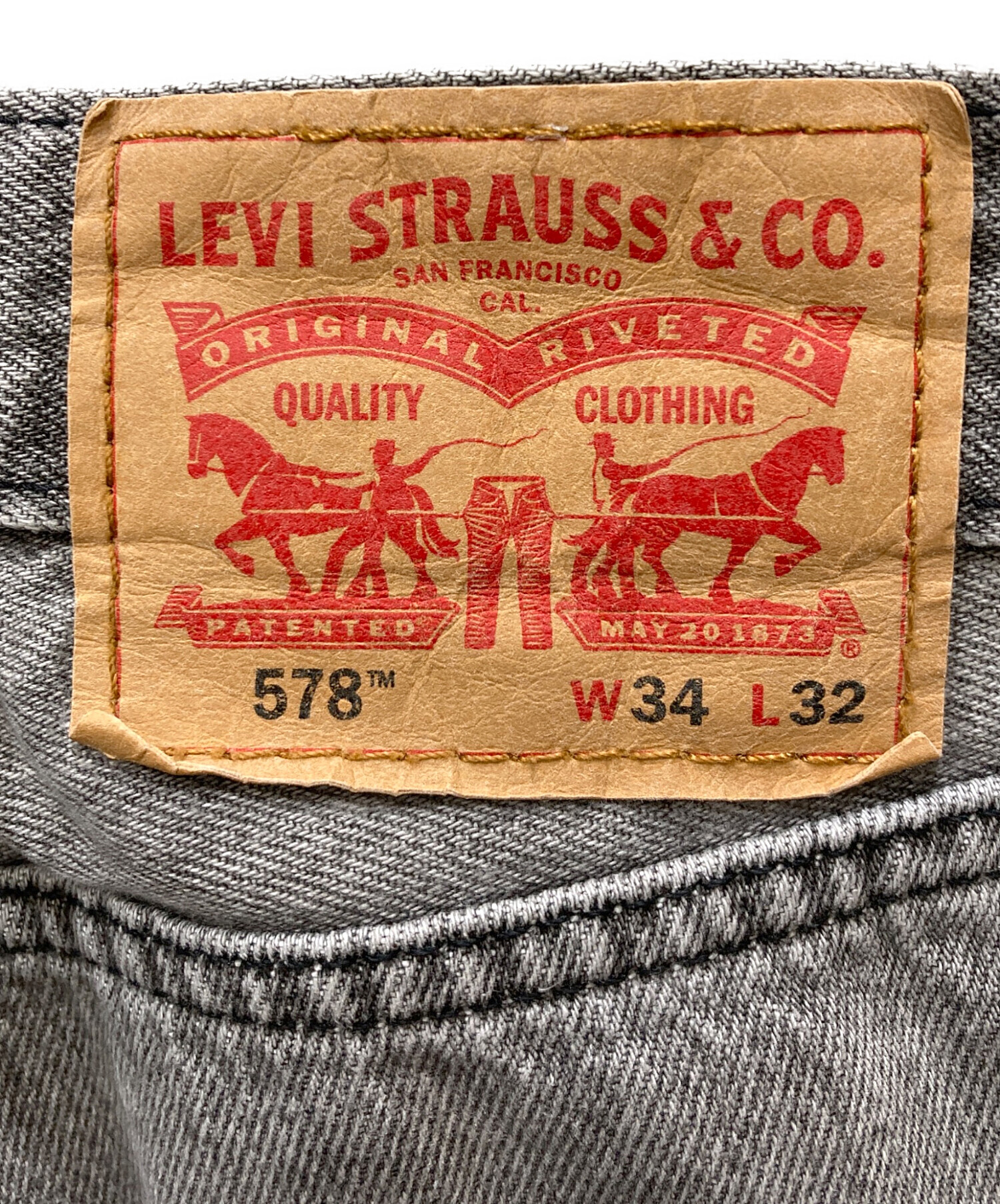 中古・古着通販】LEVI'S (リーバイス) Lot.578 バギーデニムパンツ