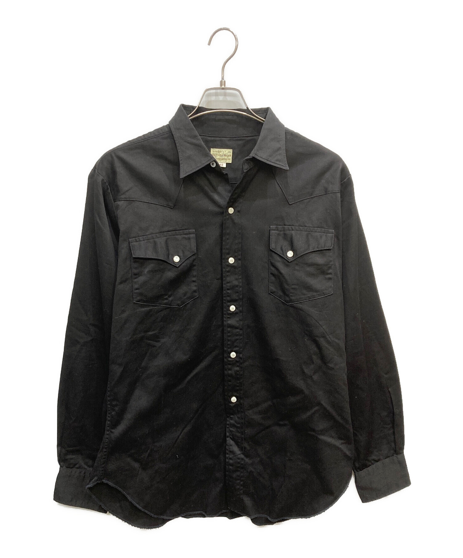 中古・古着通販】WAREHOUSE (ウエアハウス) ウエスタンシャツ ブラック 