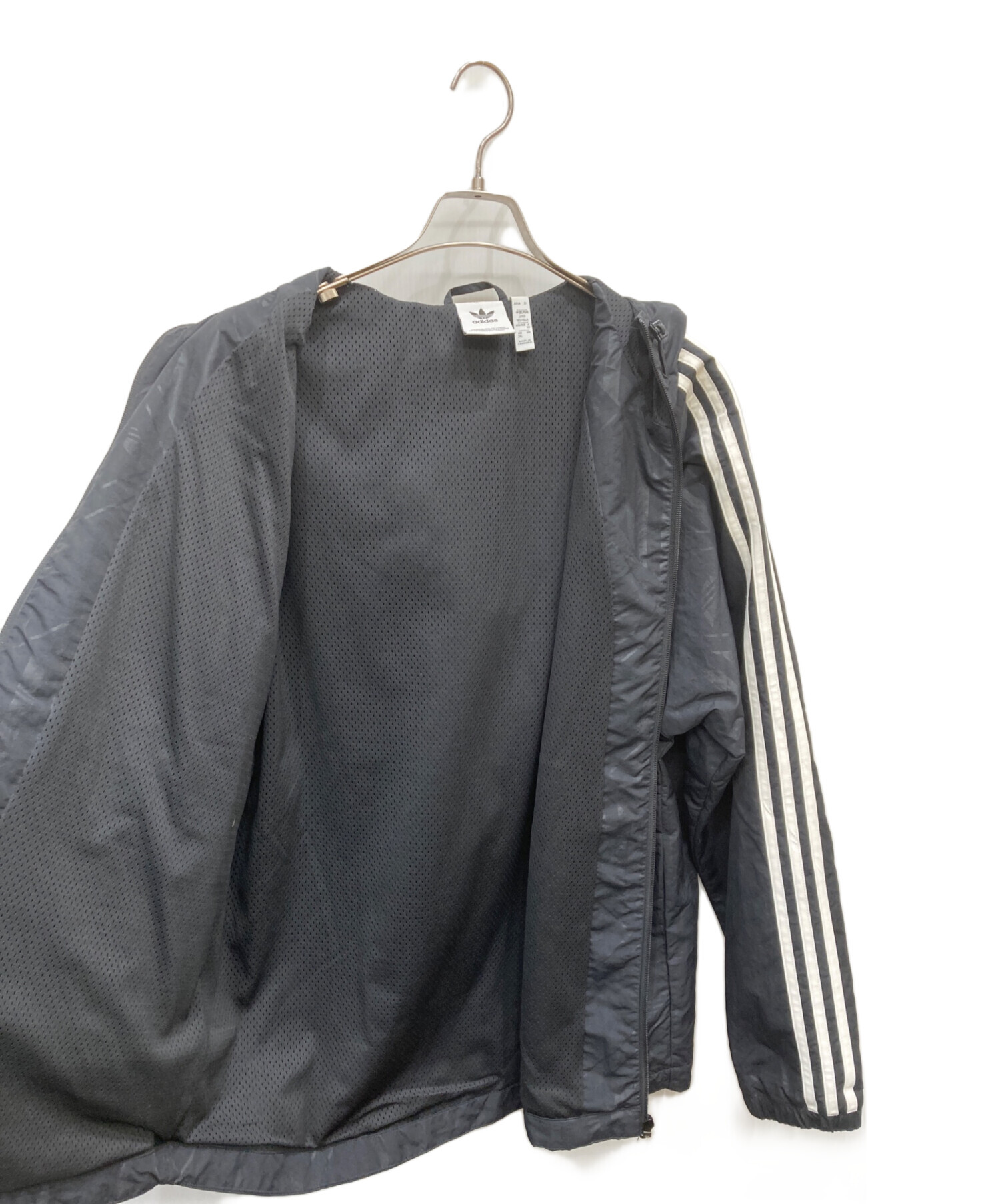 中古・古着通販】adidas (アディダス) ナイロンジャケット ブラック 