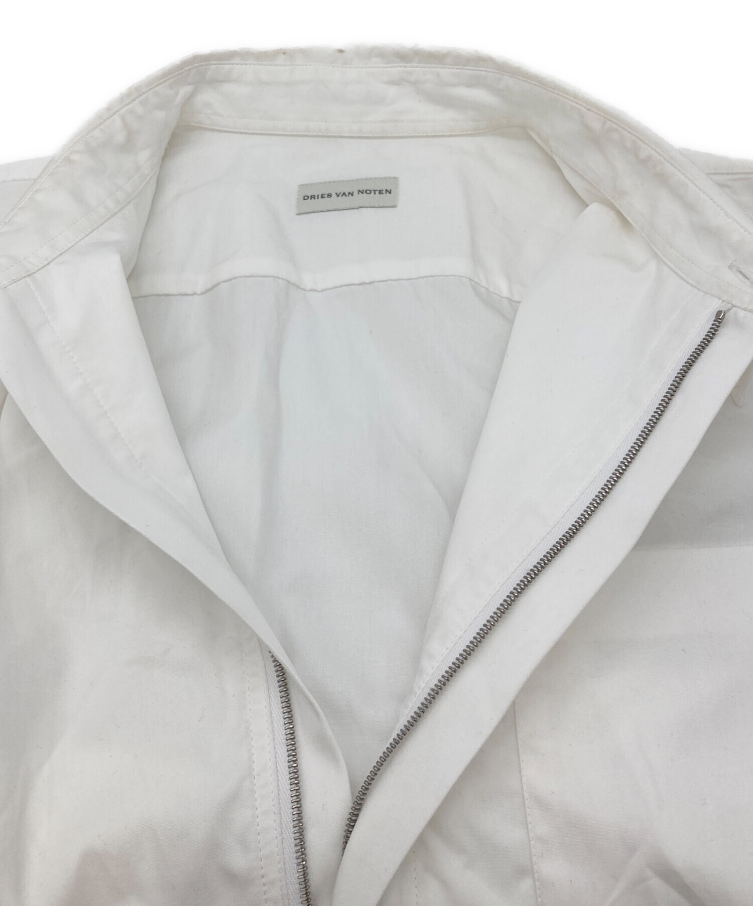 DRIES VAN NOTEN ドリスヴァンノッテン ブラウス XS 白 【古着】【中古】【送料無料】 DRIES VAN NOTEN（ドリスヴァンノッテン） | Tシャツ・カットソーの