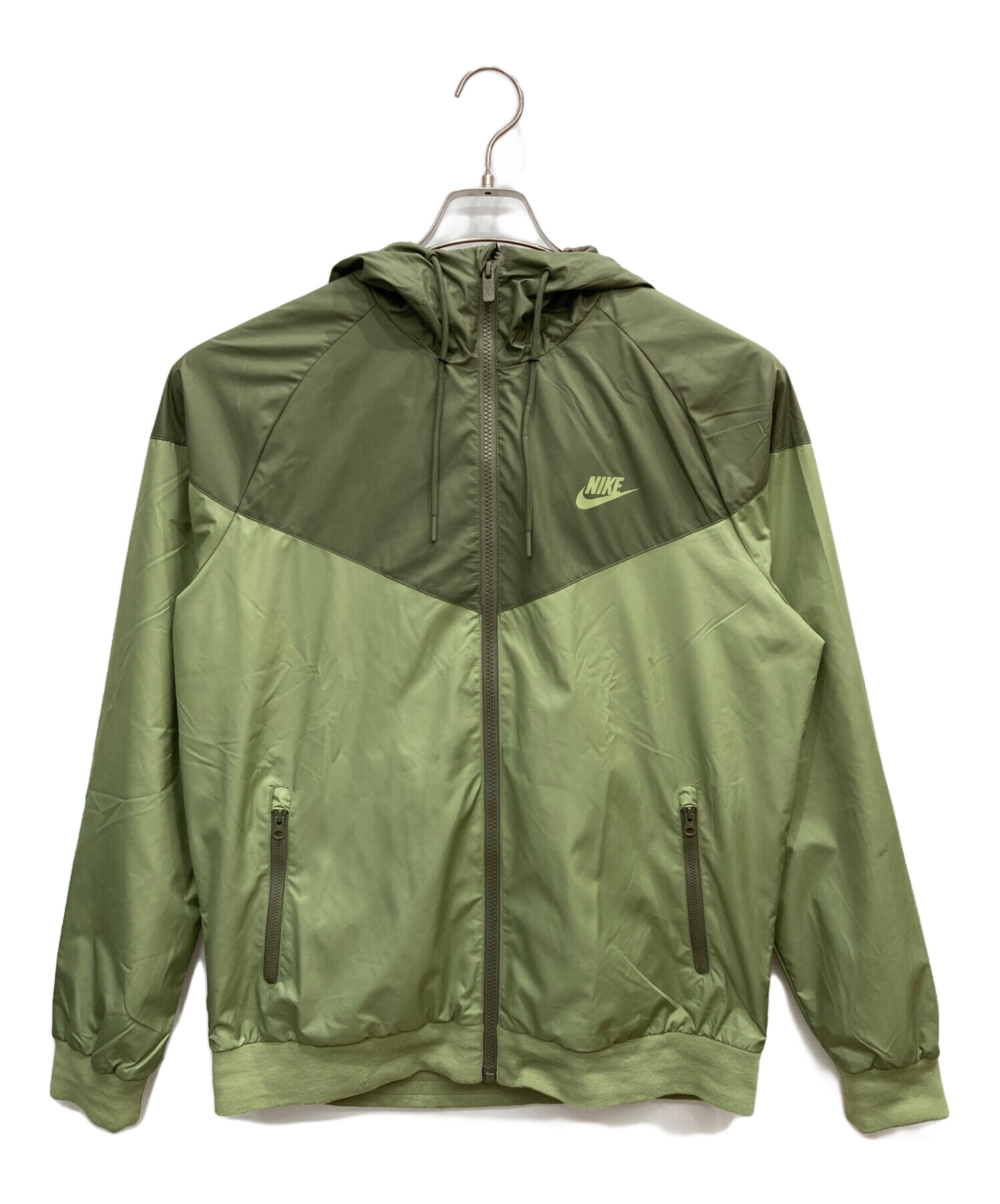 中古・古着通販】NIKE (ナイキ) ウインドブレーカー カーキ サイズ:L