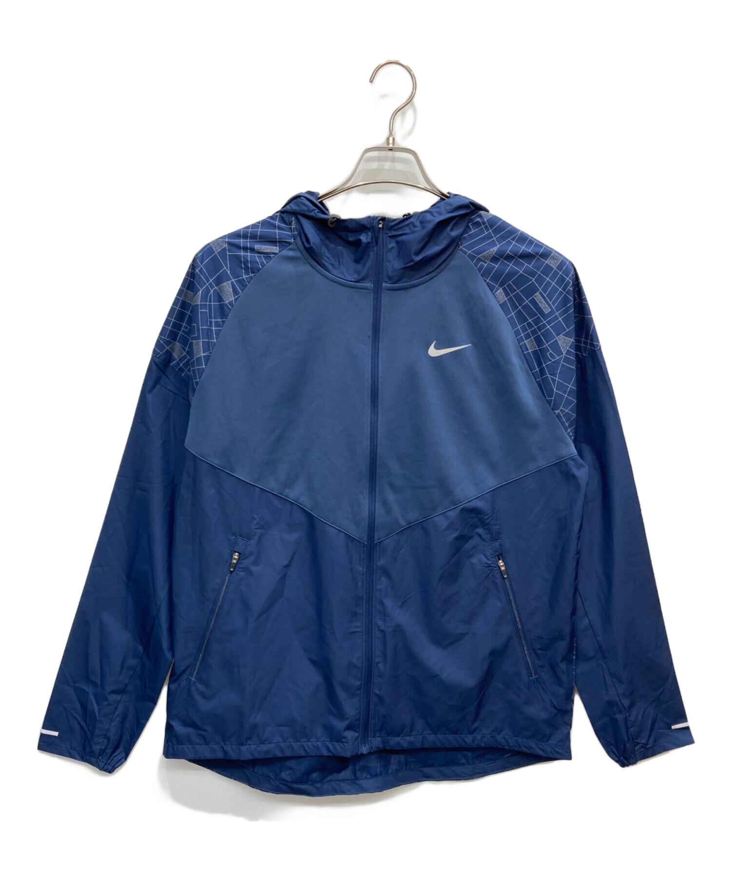 中古・古着通販】NIKE (ナイキ) ウインドブレーカー ネイビー サイズ:L