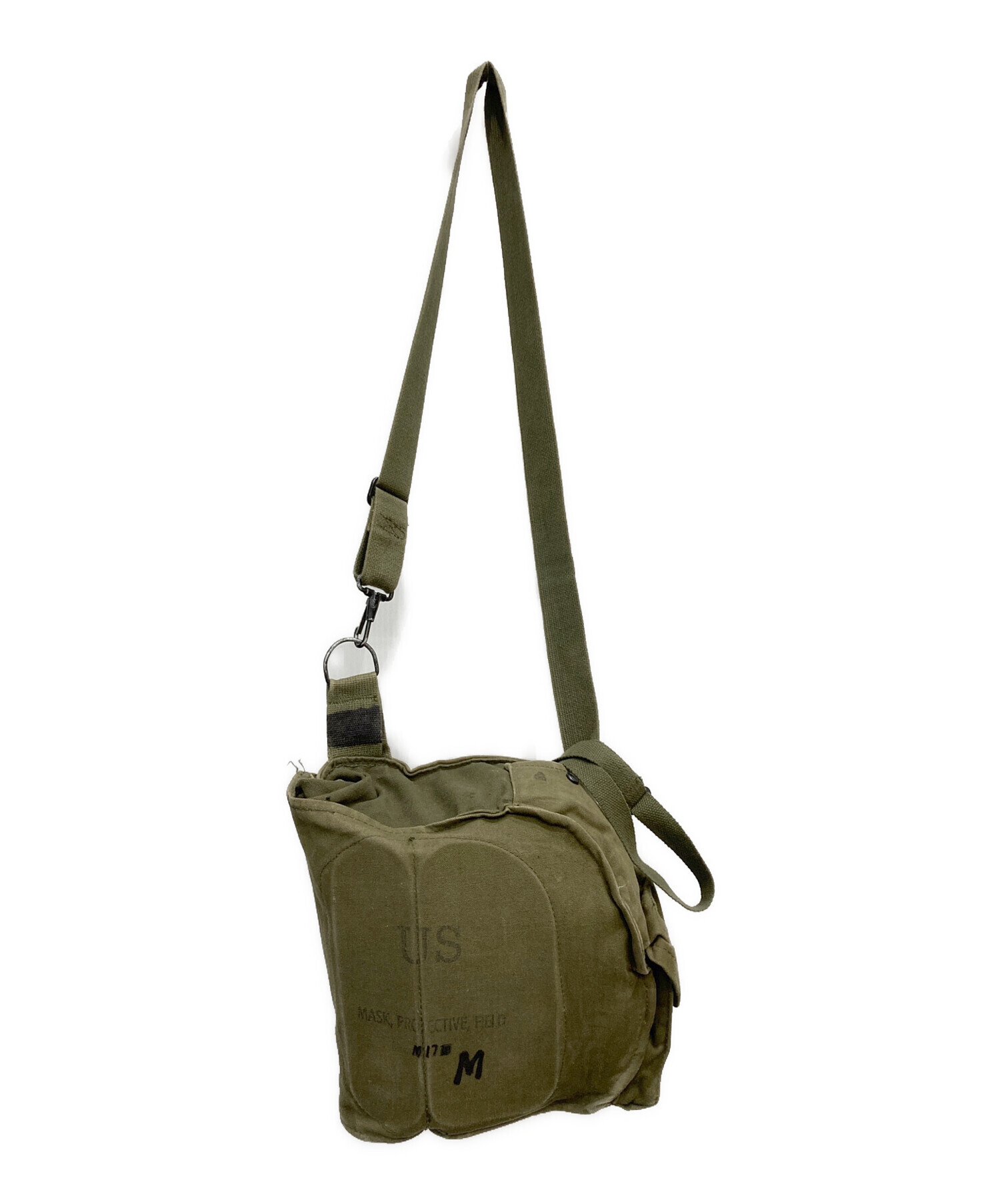 中古・古着通販】military (ミリタリー) ガスマスクバック オリーブ 