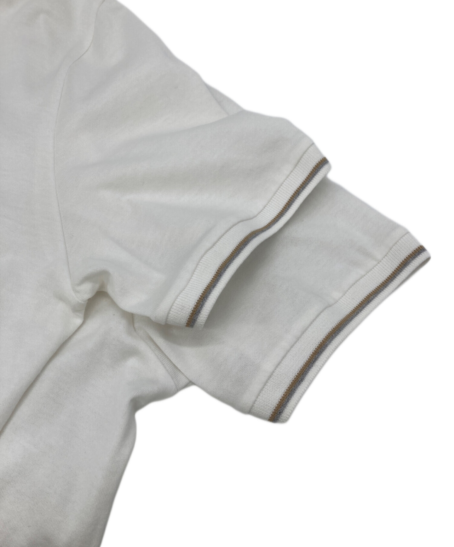 美品 24SS HERNO ヘルノ 半袖 ニット カットソー サイズ46 ホワイト レディース 古着 中古 USED HERNO（ヘルノ） 美品 24SS HERNO 半袖 ニット カットソー サイズ46