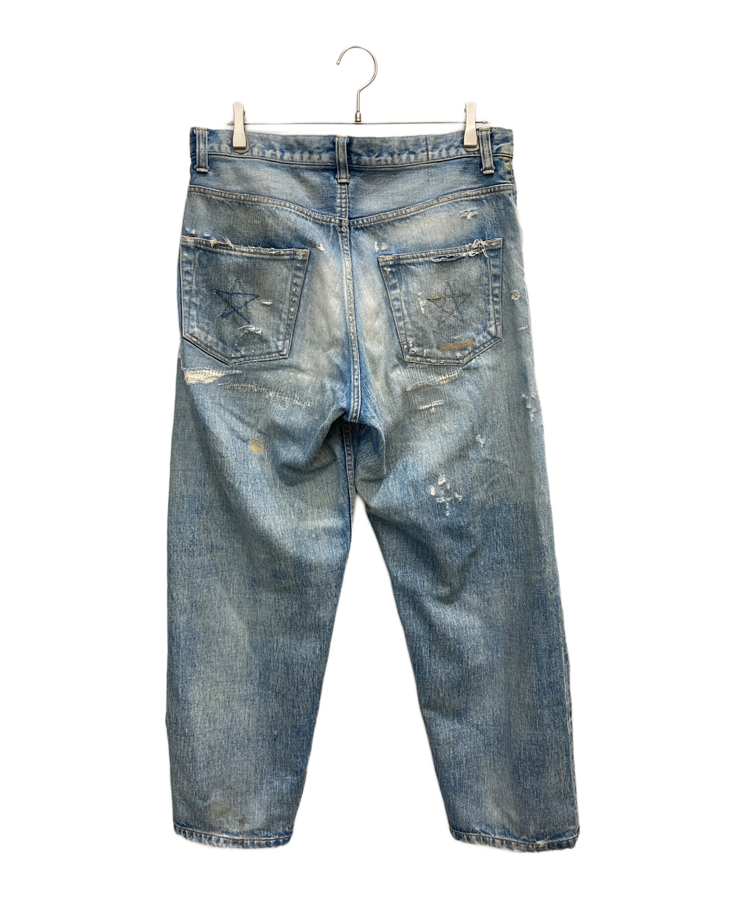 中古・古着通販】NEXUSVII (ネクサスセブン) DAMAGED LOOSE DENIM
