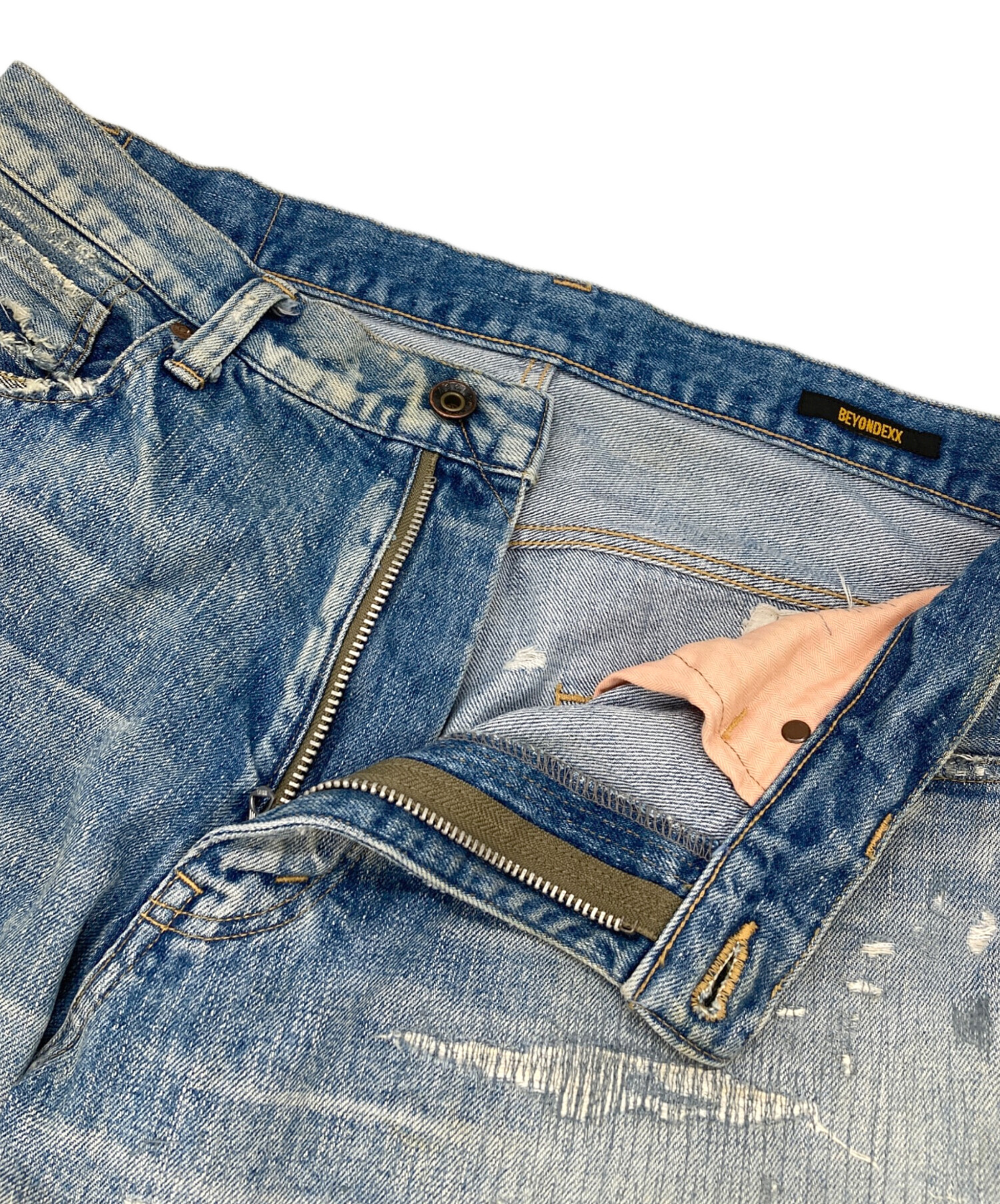 中古・古着通販】NEXUSVII (ネクサスセブン) DAMAGED LOOSE DENIM
