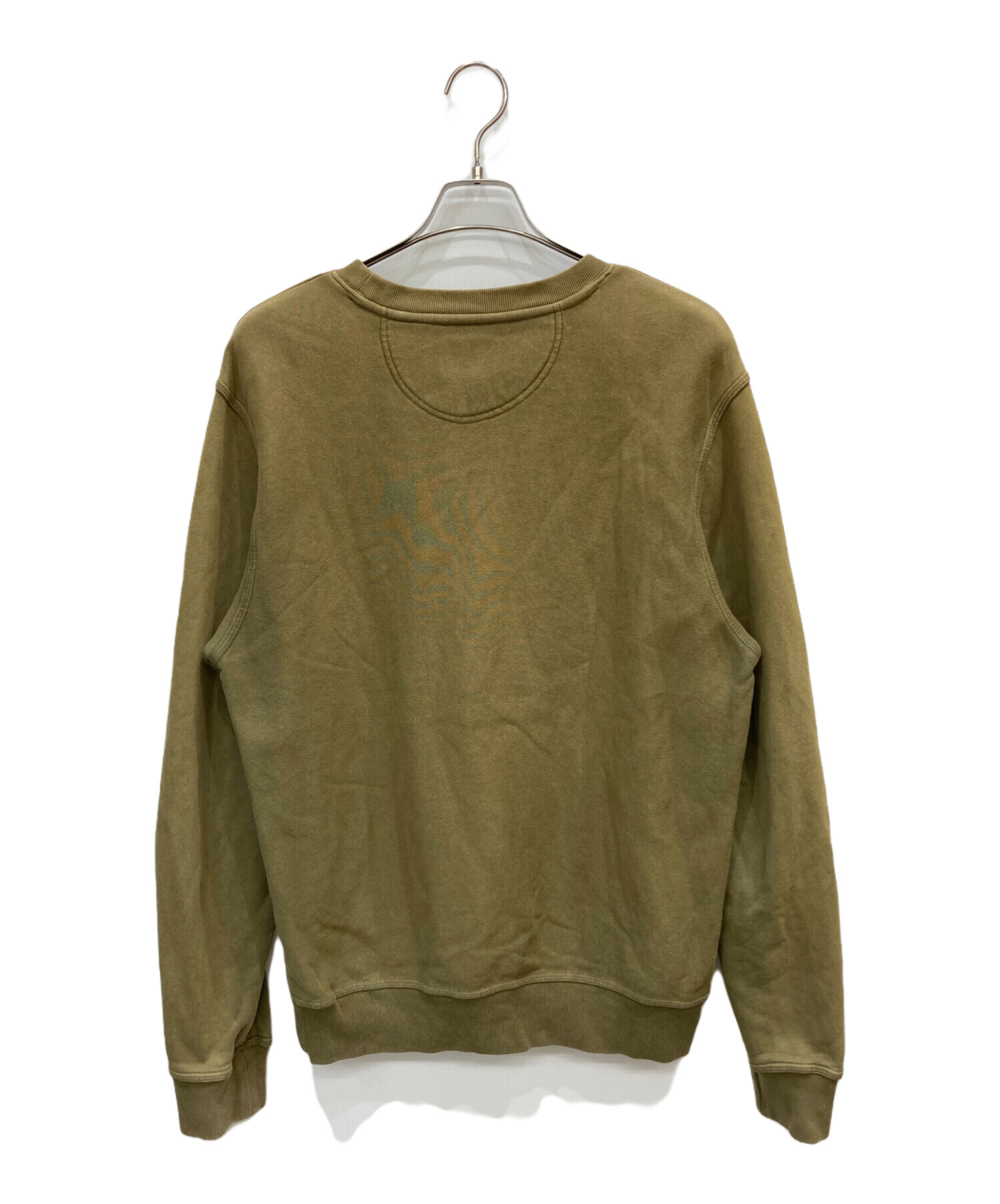 中古・古着通販】stussy (ステューシー) ロゴ刺繍スウェット オリーブ 