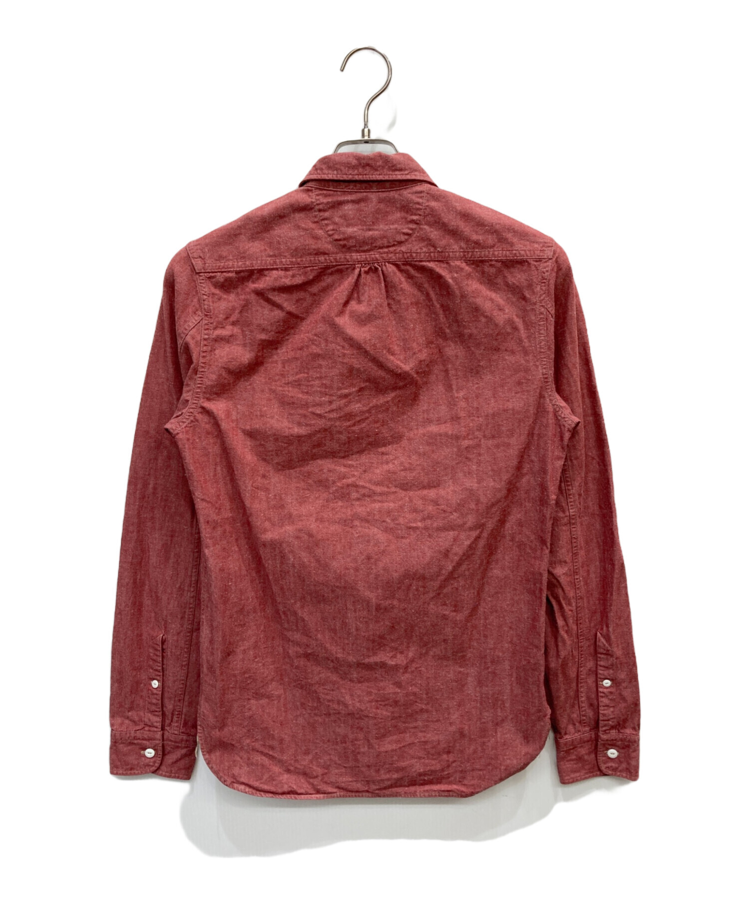 中古・古着通販】RRL (ダブルアールエル) シャンブレーシャツ レッド