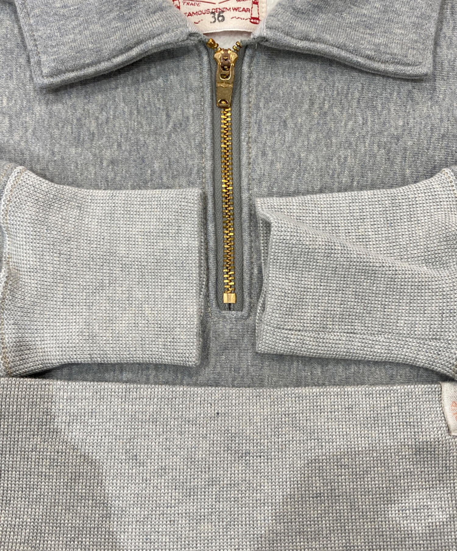 中古・古着通販】BONCOURA (ボンクラ) ARCH (アーチ) HALF ZIP SWEAT 