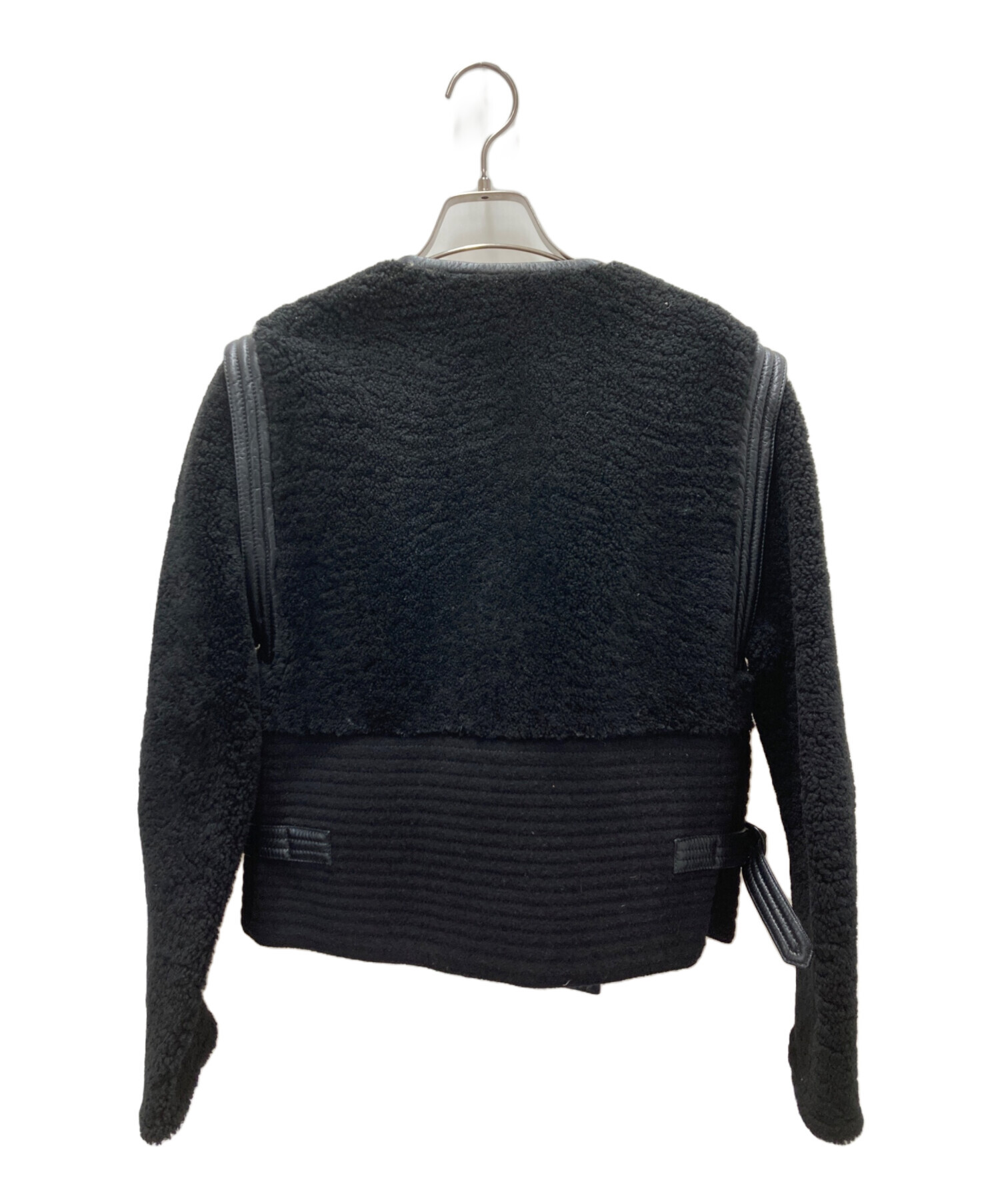 中古・古着通販】Chloe (クロエ) ノーカラーレザーライダース