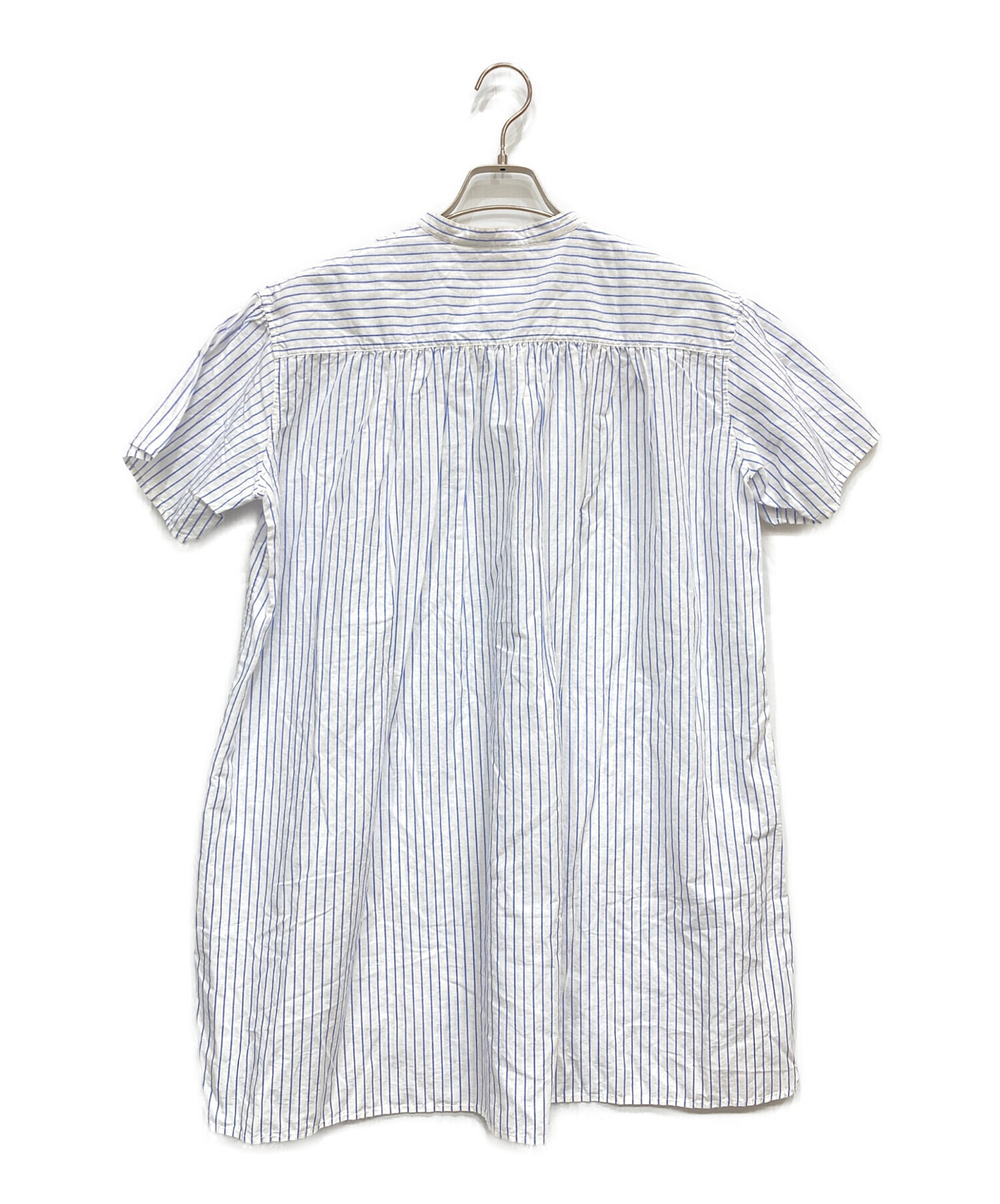 中古・古着通販】DANTON (ダントン) コットンリネン半袖バンドカラー