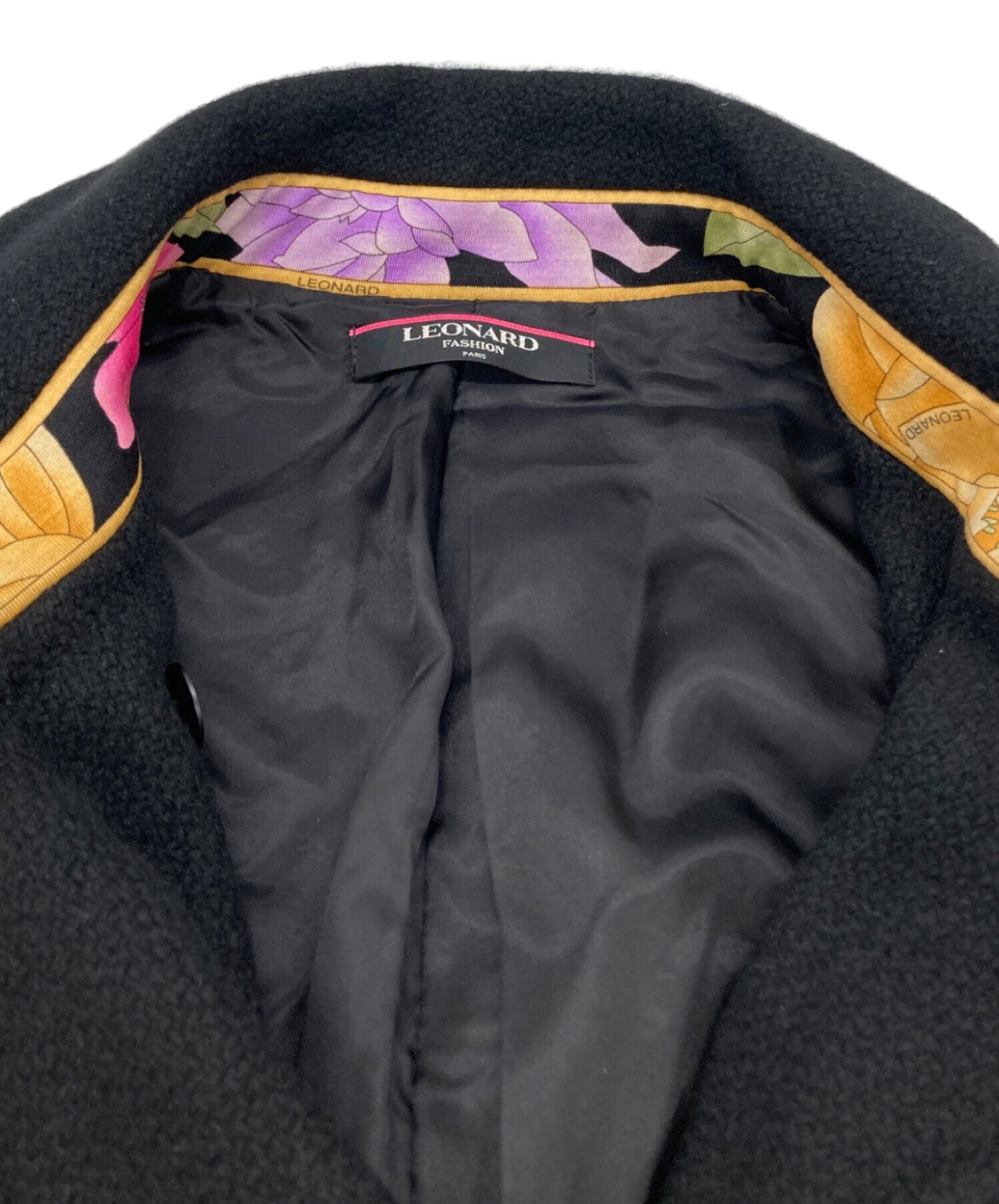 中古・古着通販】LEONARD (レオナール) アンゴラウールカシミヤコート