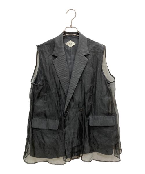 トップス ameri MEDI SHEER DOCKING LADY LIKE VEST 中古・古着通販】AMERI (アメリ) MEDI SHEER DOCKING LADY LIKE VEST