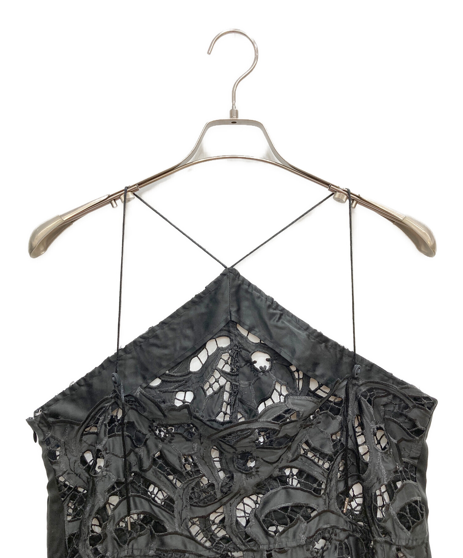 中古・古着通販】AMERI (アメリ) MEDI 2WAY CUT WORK LACE LONG TOP 