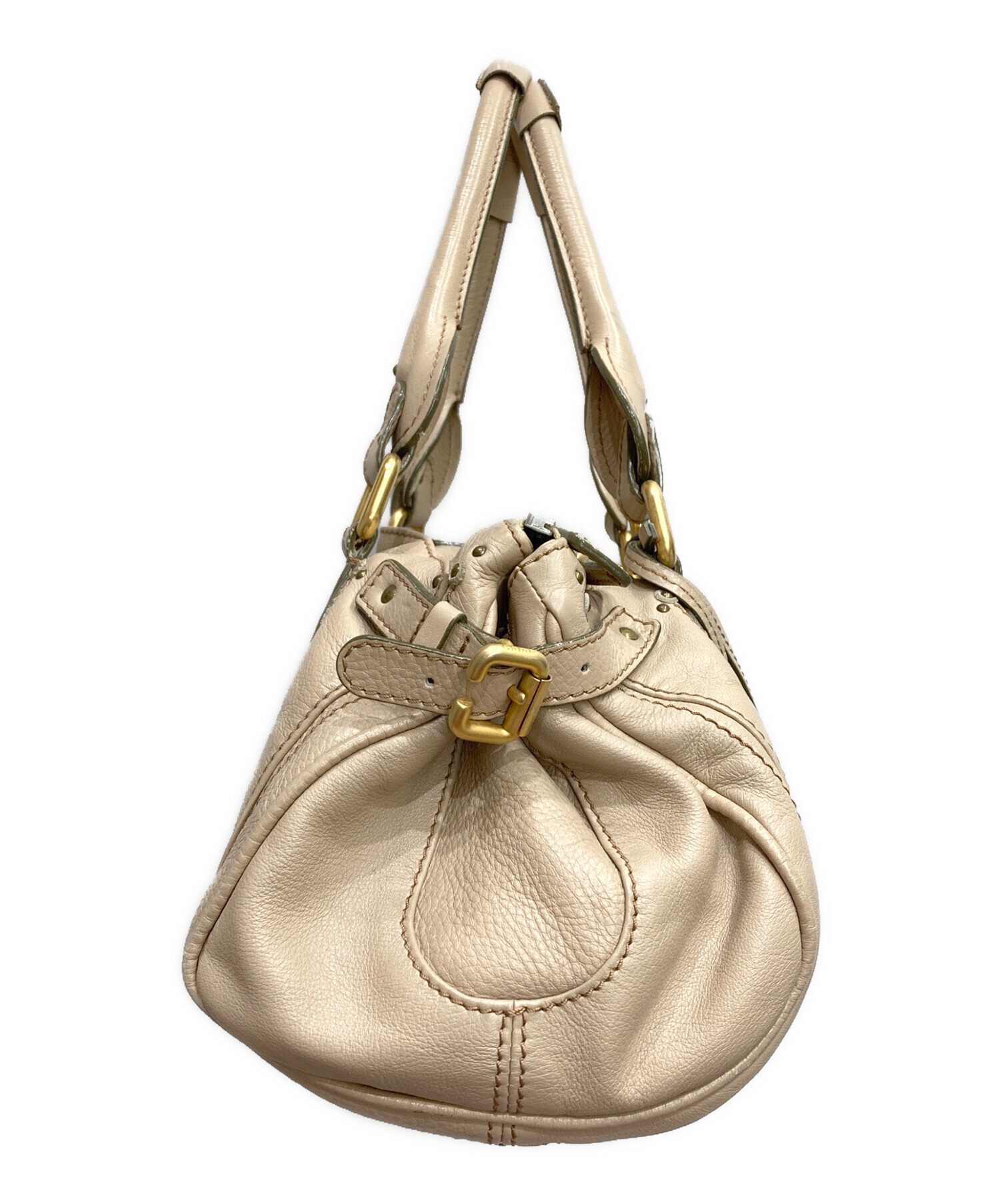中古・古着通販】Chloe (クロエ) パディントンハンドバッグ ベージュ 
