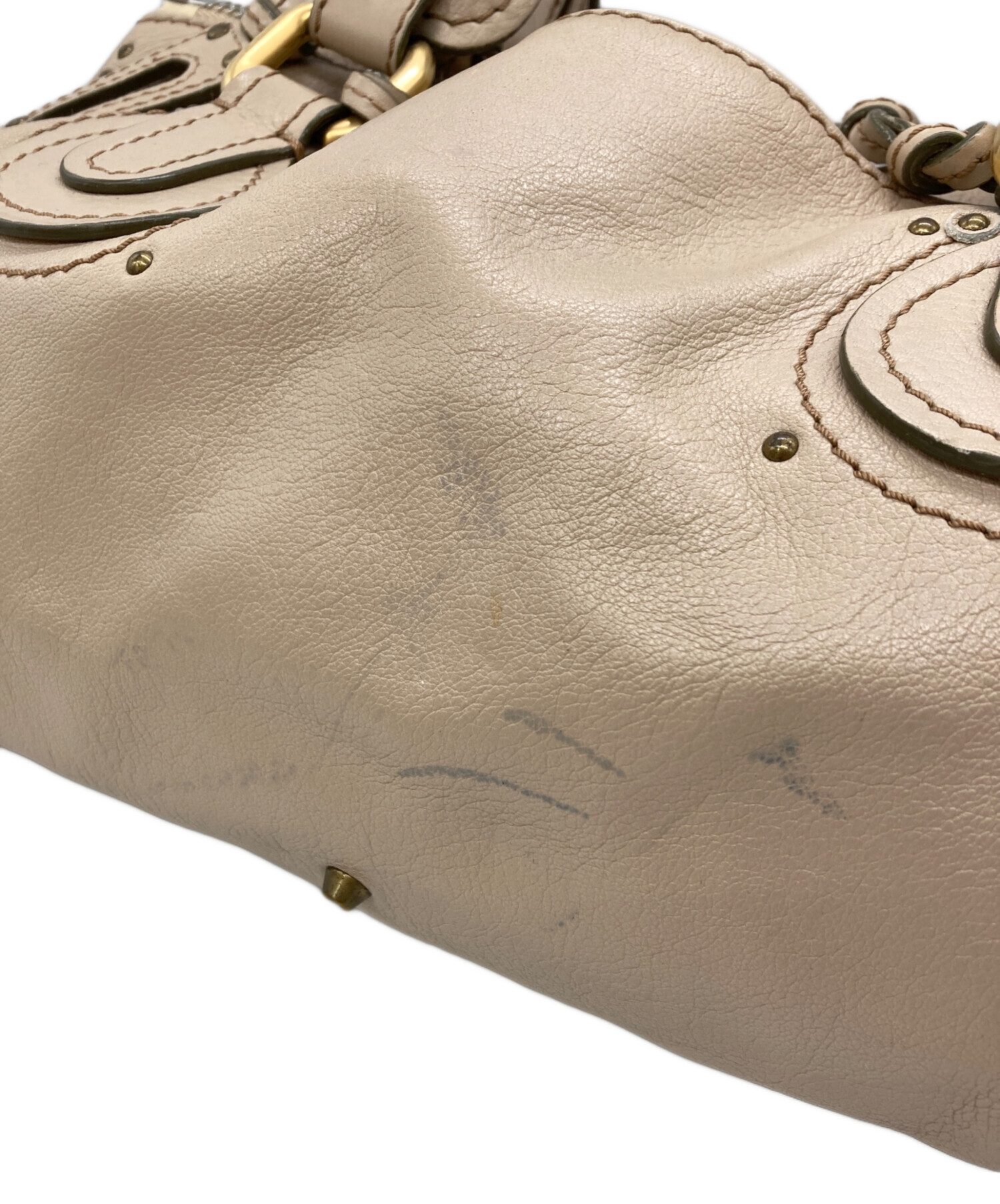 中古・古着通販】Chloe (クロエ) パディントンハンドバッグ ベージュ 